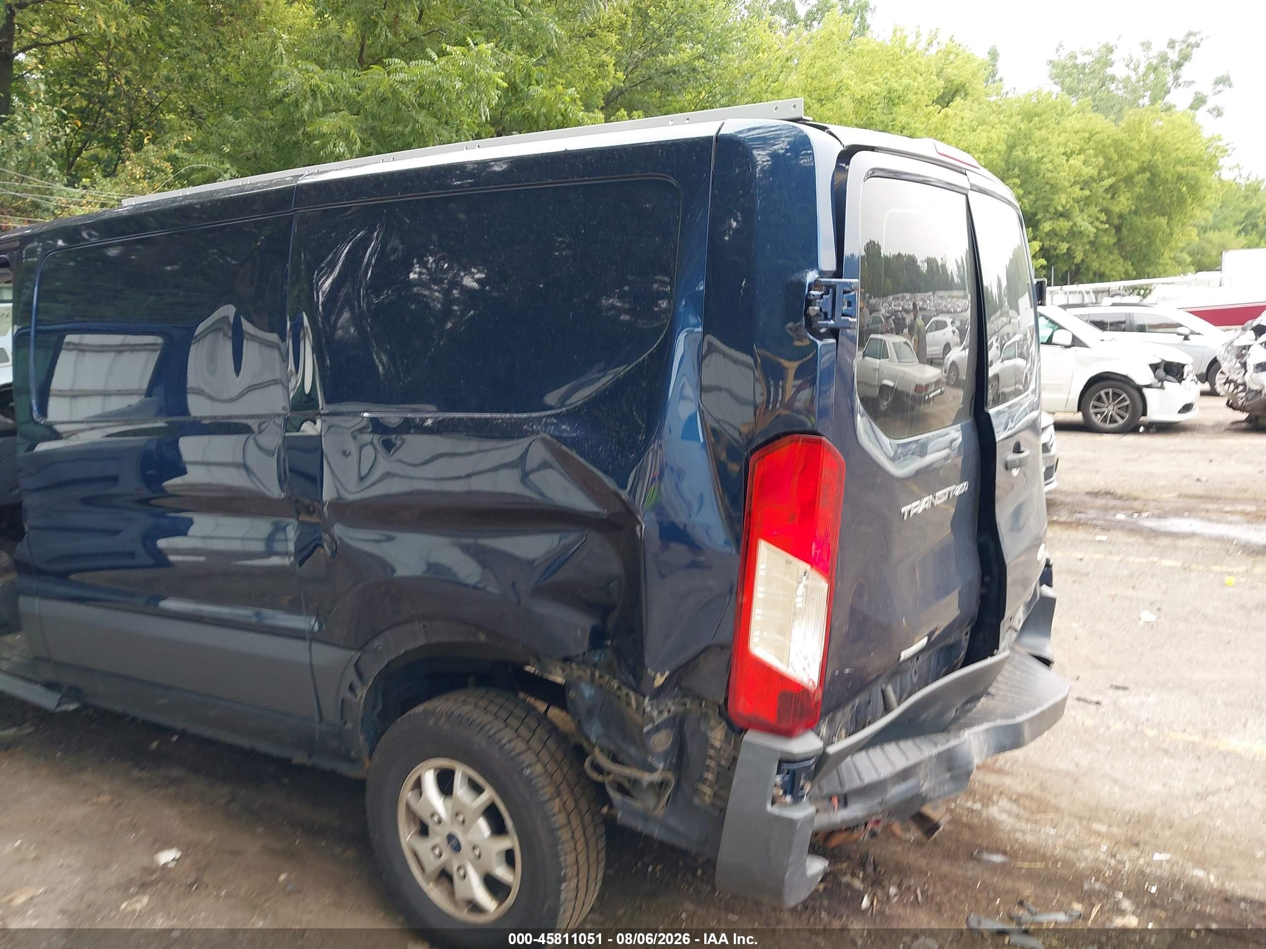 2015 Ford Transit-250 Синий vin: 1FTYR1YG0FKA24392