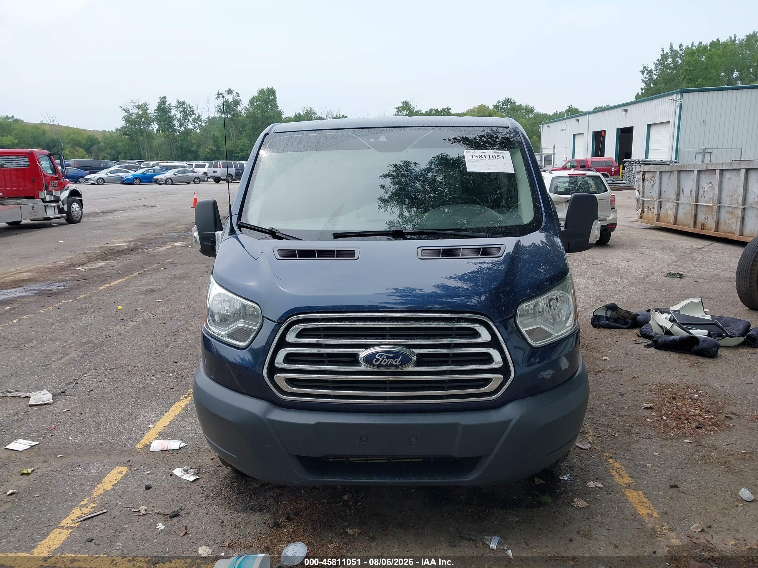 2015 Ford Transit-250 Синий vin: 1FTYR1YG0FKA24392