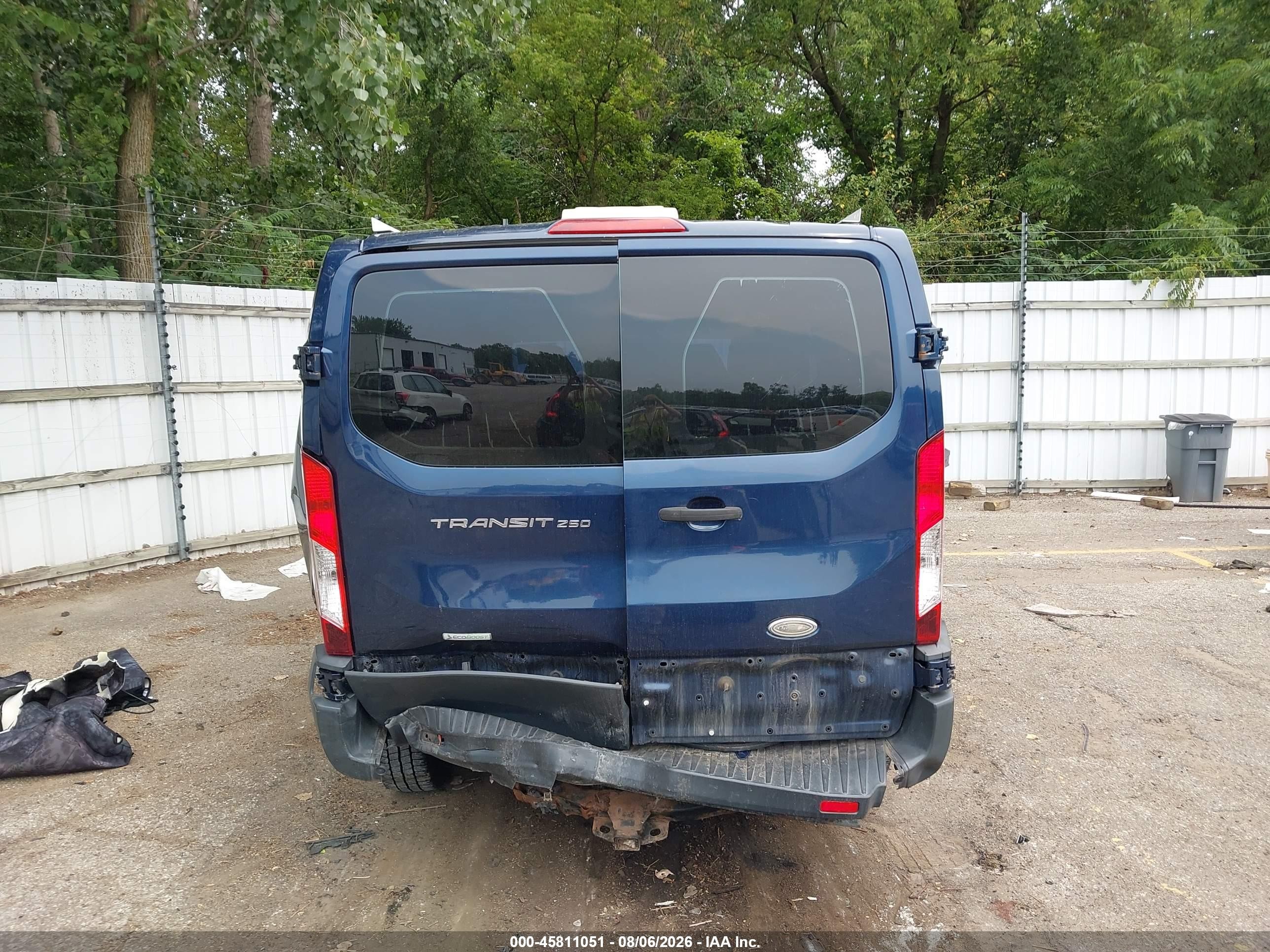 2015 Ford Transit-250 Синий vin: 1FTYR1YG0FKA24392