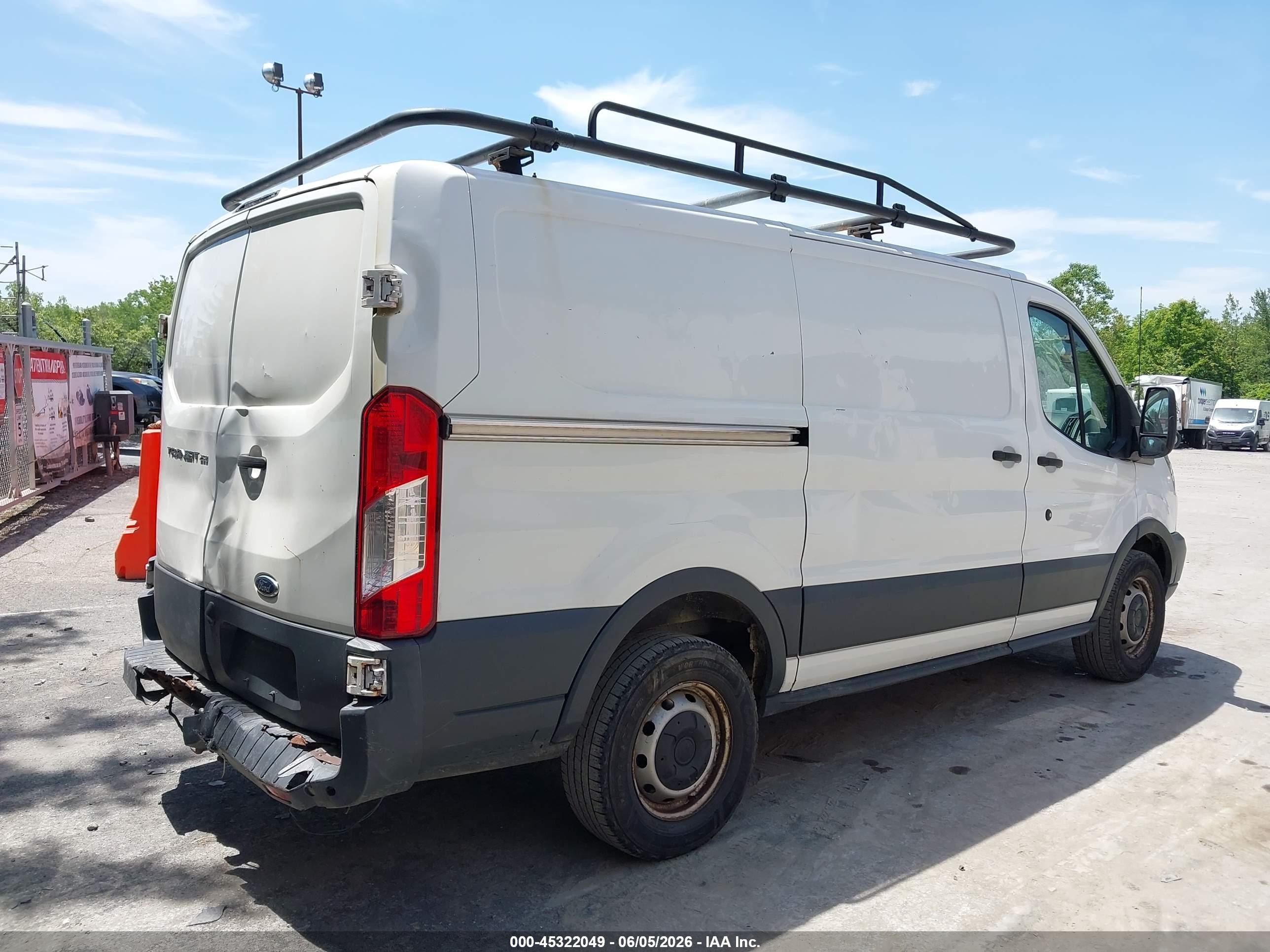2017 Ford Transit-250   White vin: 1FTYR1YM0HKA36051