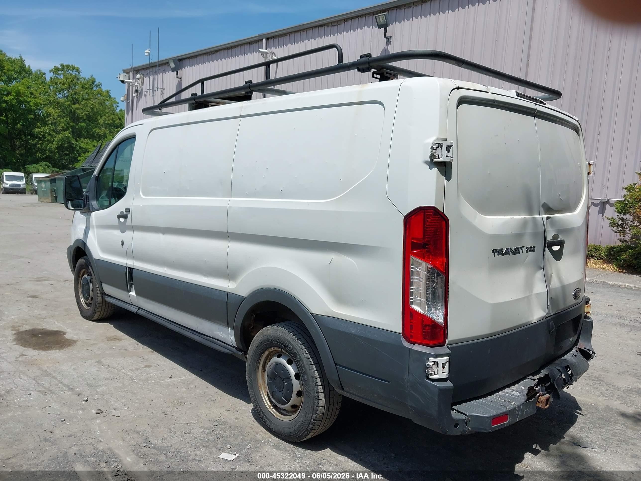 2017 Ford Transit-250   White vin: 1FTYR1YM0HKA36051