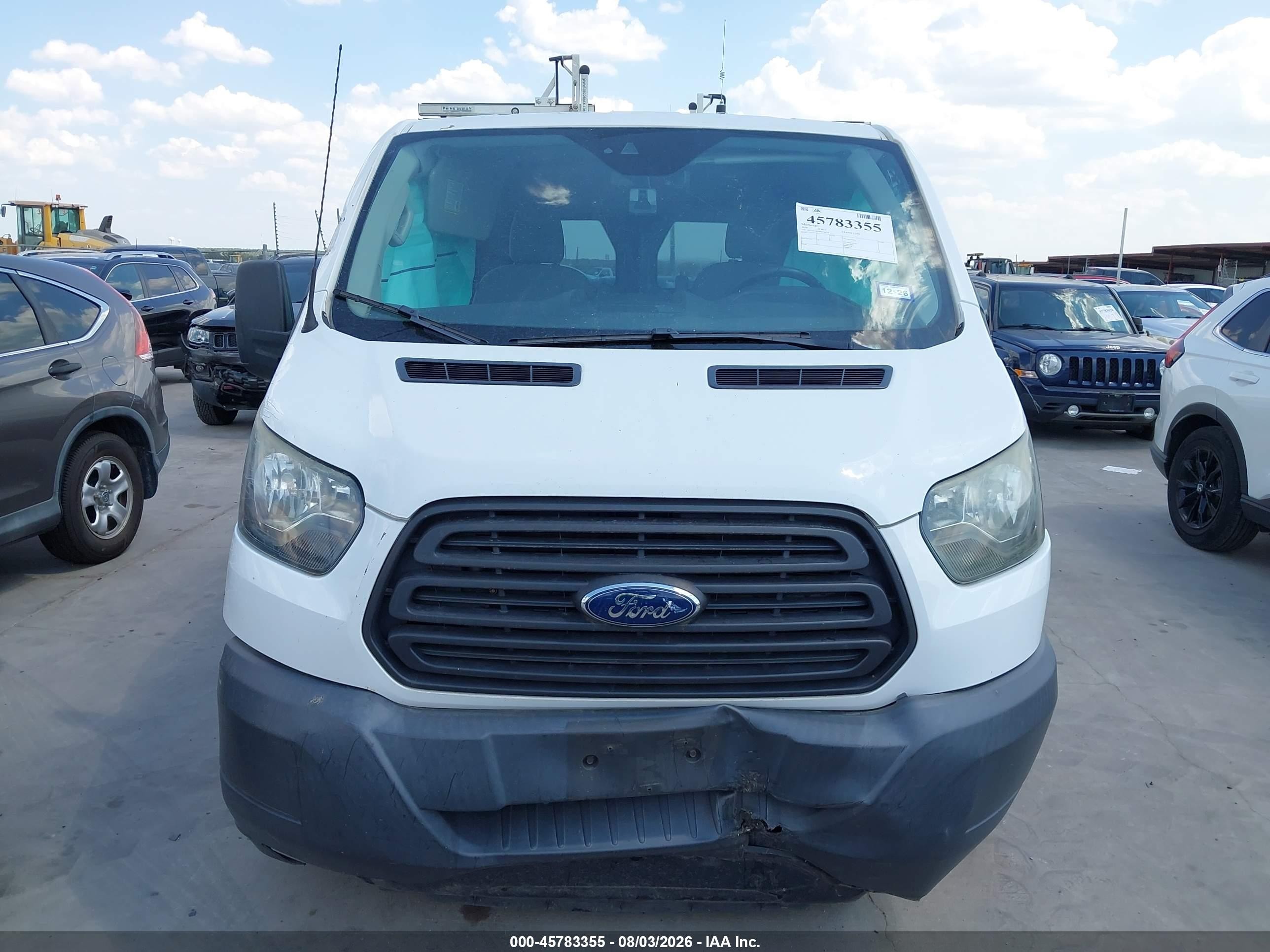 2016 Ford Transit-250 White vin: 1FTYR1ZG9GKB56714