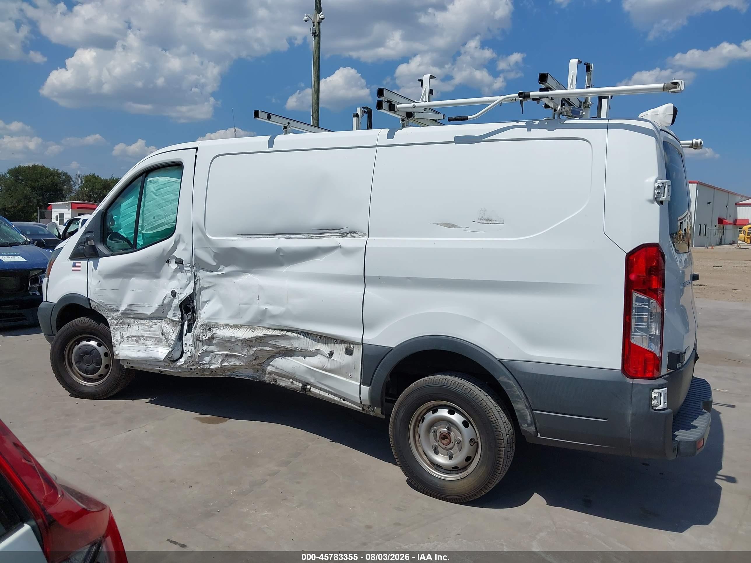 2016 Ford Transit-250 White vin: 1FTYR1ZG9GKB56714