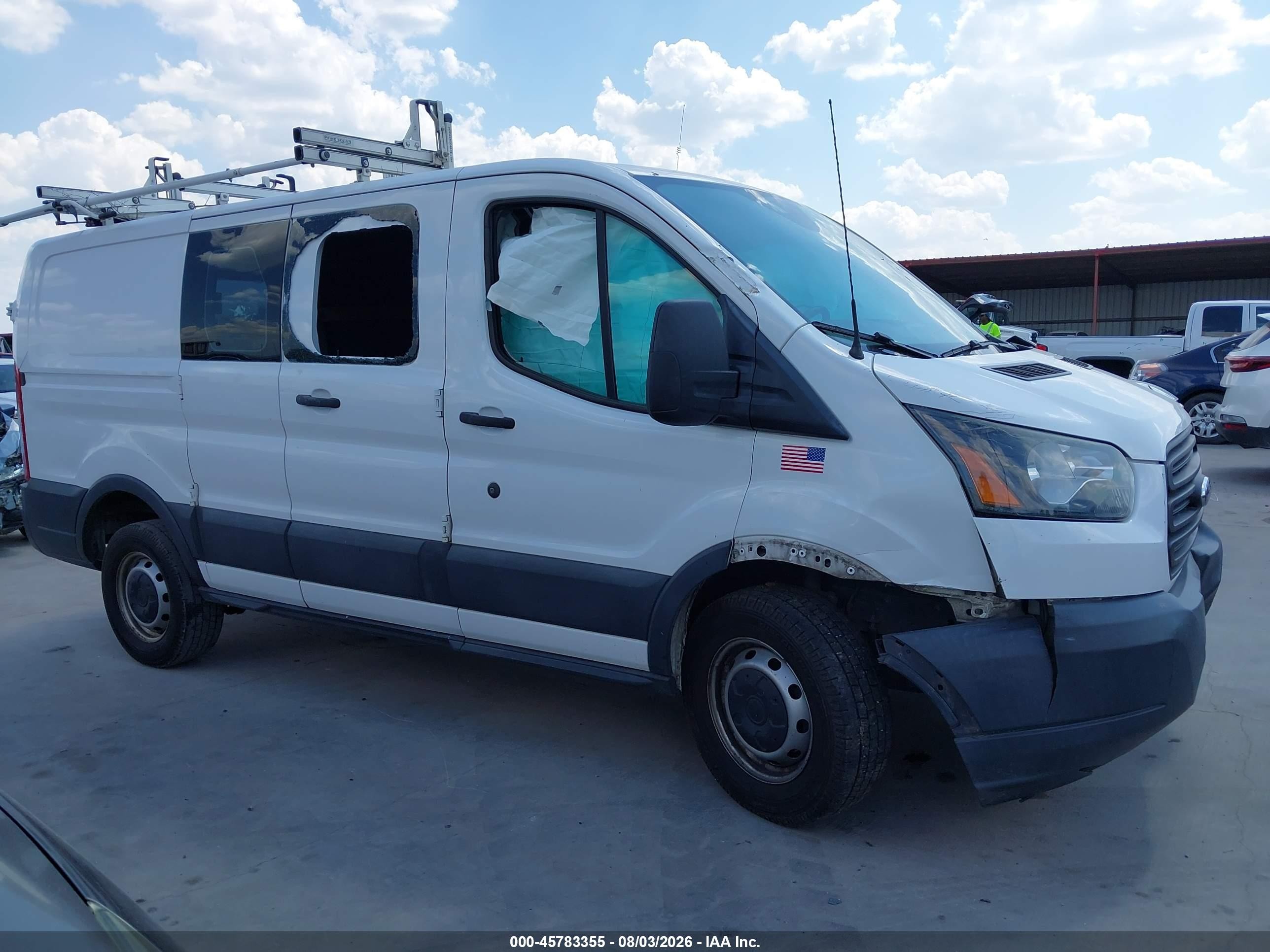 2016 Ford Transit-250 White vin: 1FTYR1ZG9GKB56714