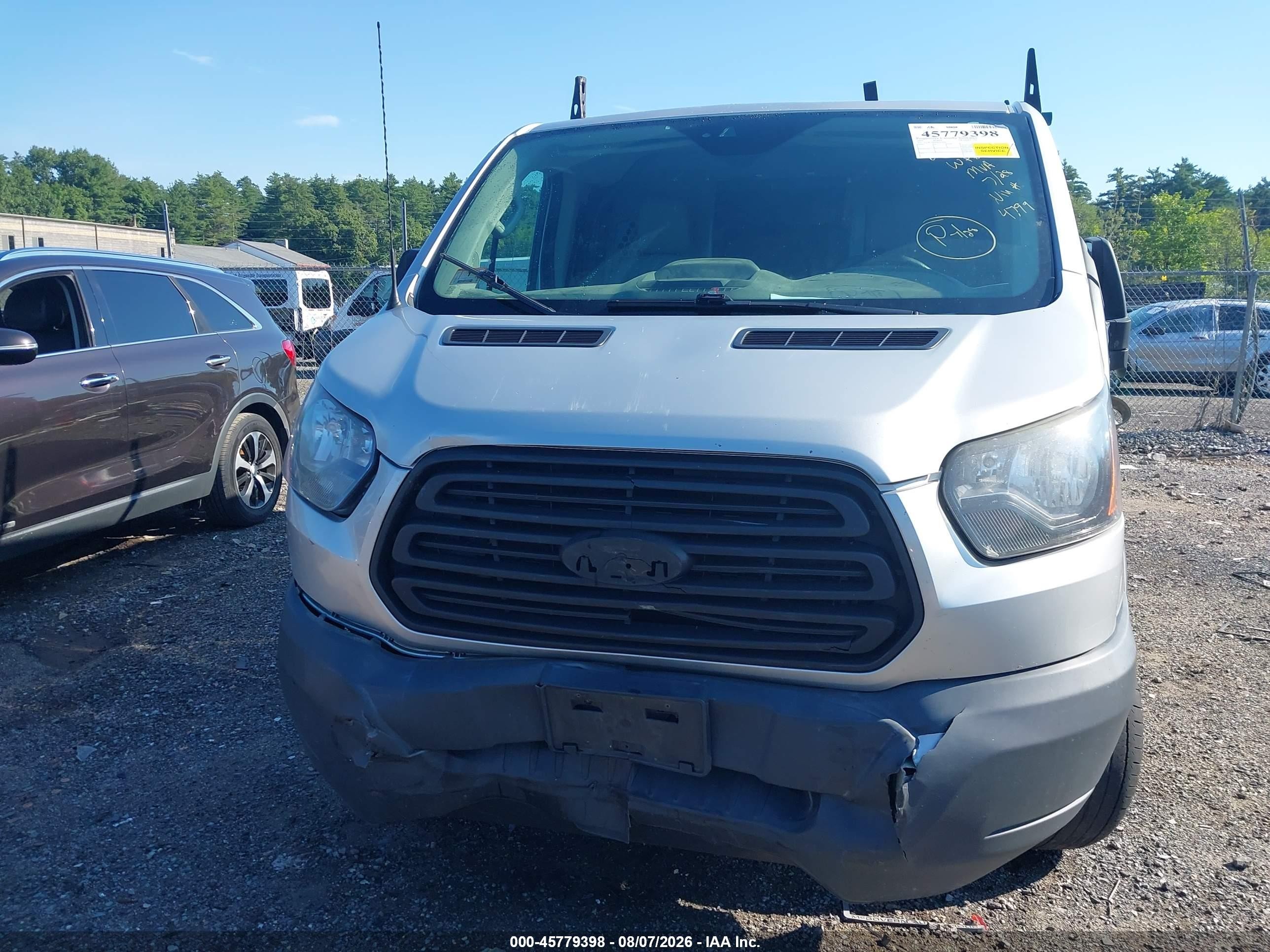 2017 Ford Transit-250 Silver vin: 1FTYR1ZM6HKA74799