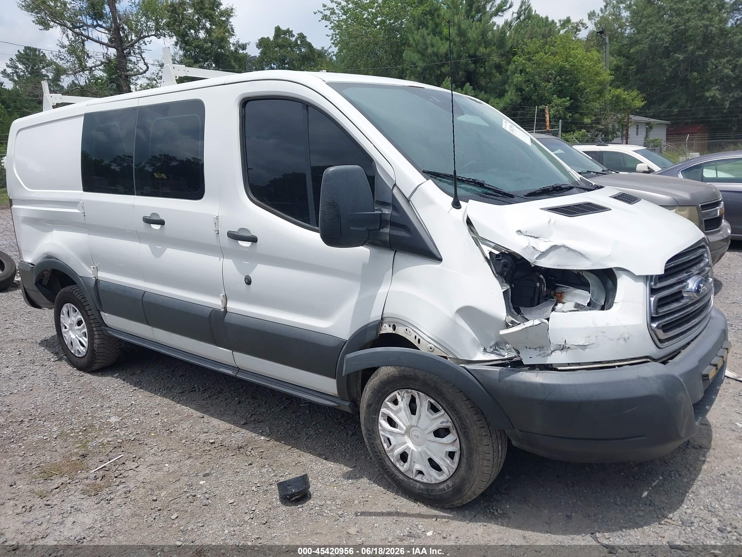 2016 Ford Transit-250 White vin: 1FTYR1ZM7GKA46721