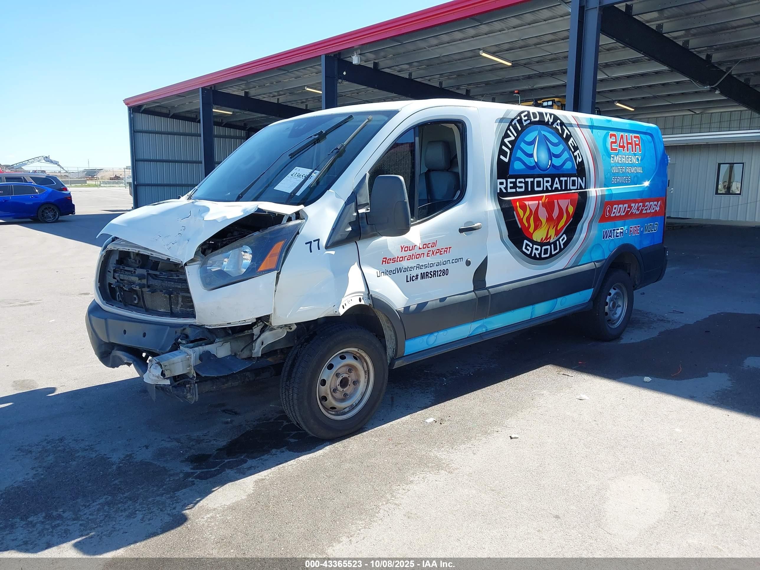 2017 Ford Transit-250   White vin: 1FTYR1ZMXHKA75132