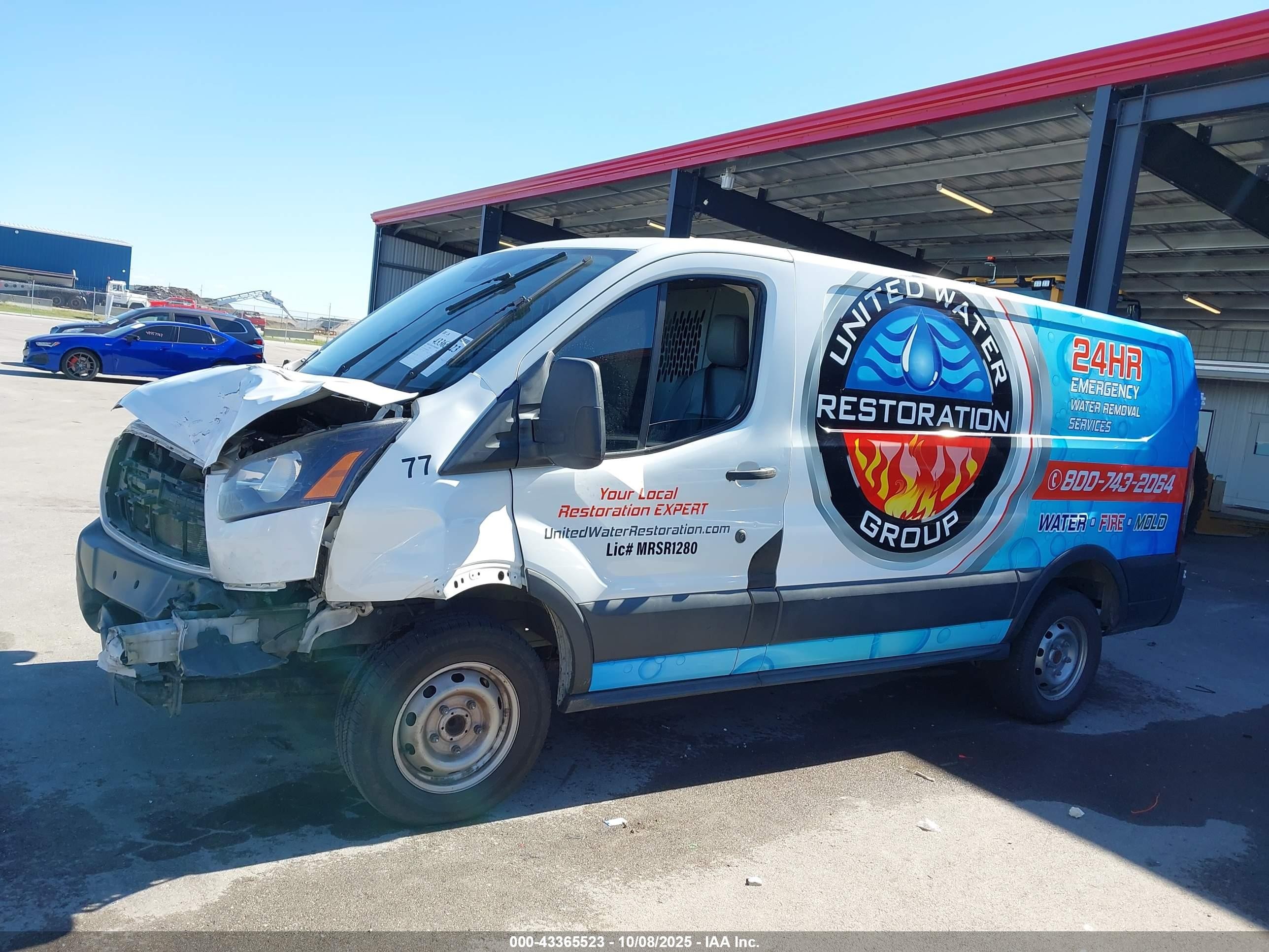2017 Ford Transit-250   White vin: 1FTYR1ZMXHKA75132