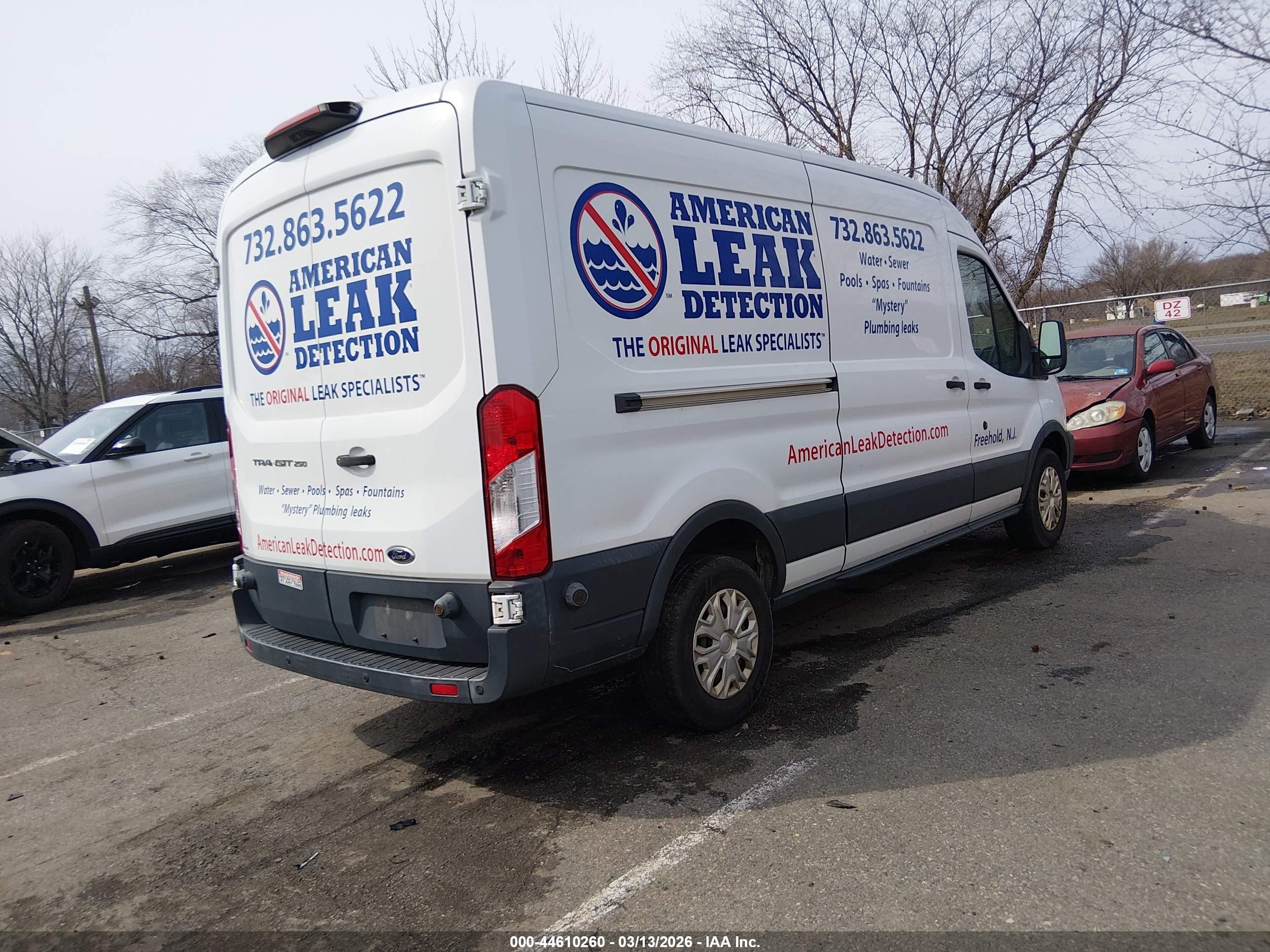 2018 Ford Transit-250   White vin: 1FTYR2CM2JKB23937