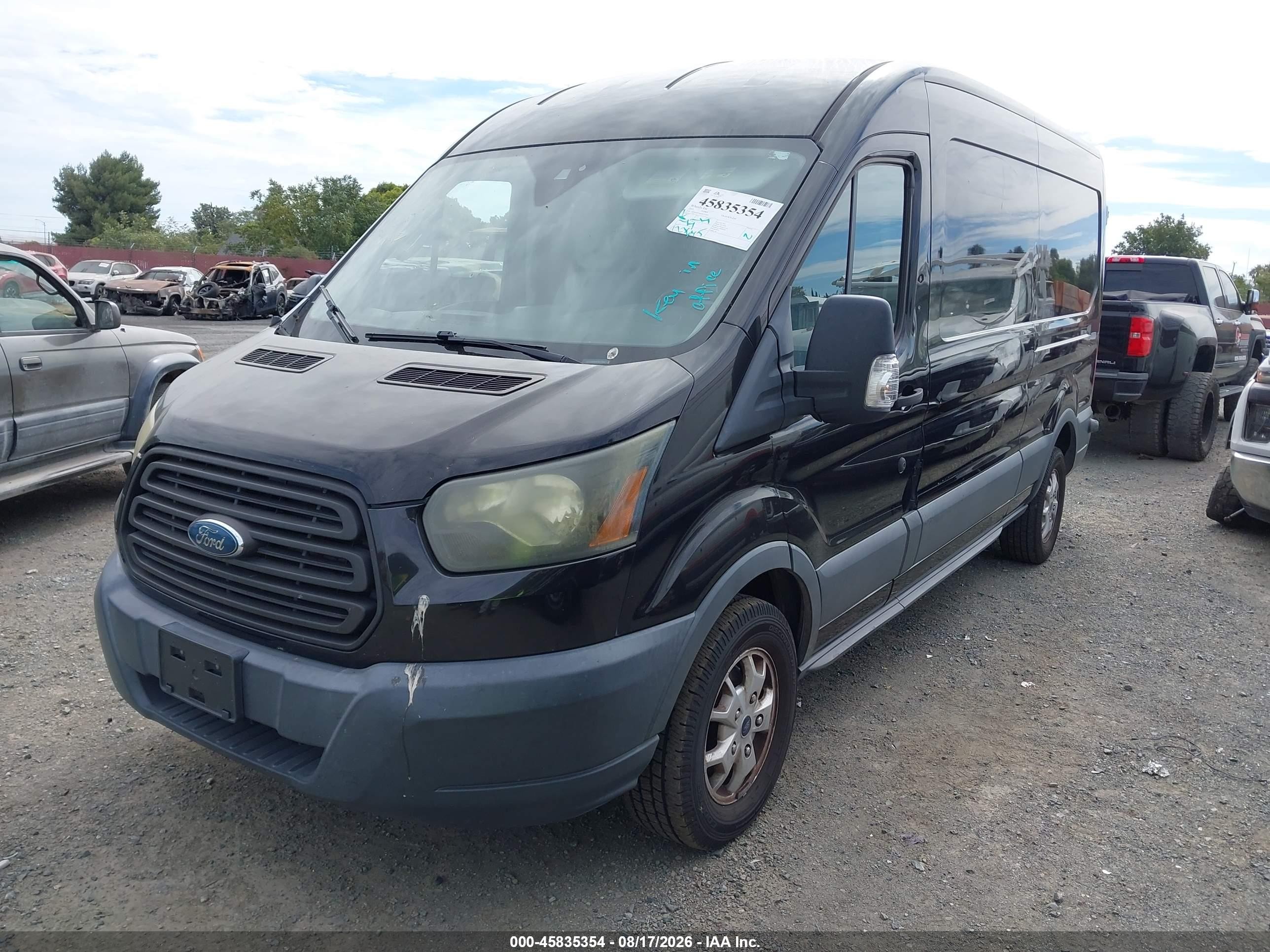 2015 Ford Transit-250   Black vin: 1FTYR2CM4FKA73047
