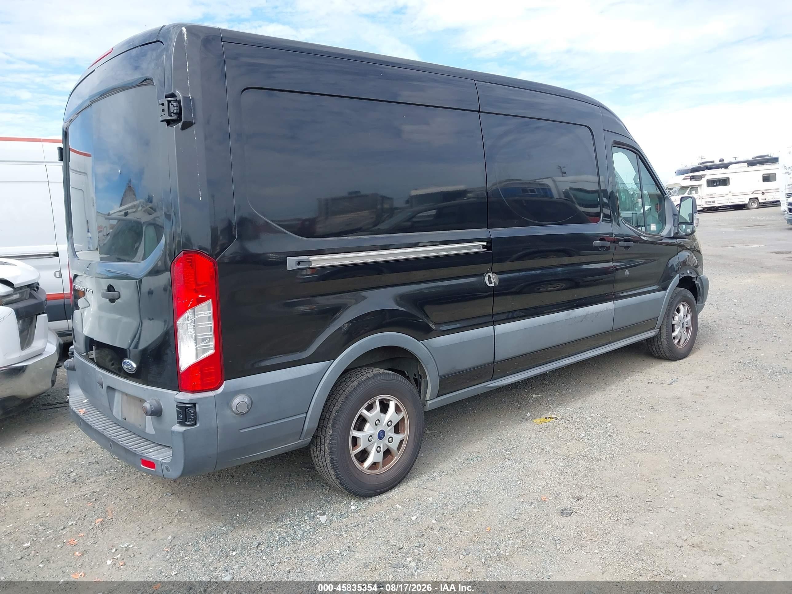 2015 Ford Transit-250   Black vin: 1FTYR2CM4FKA73047