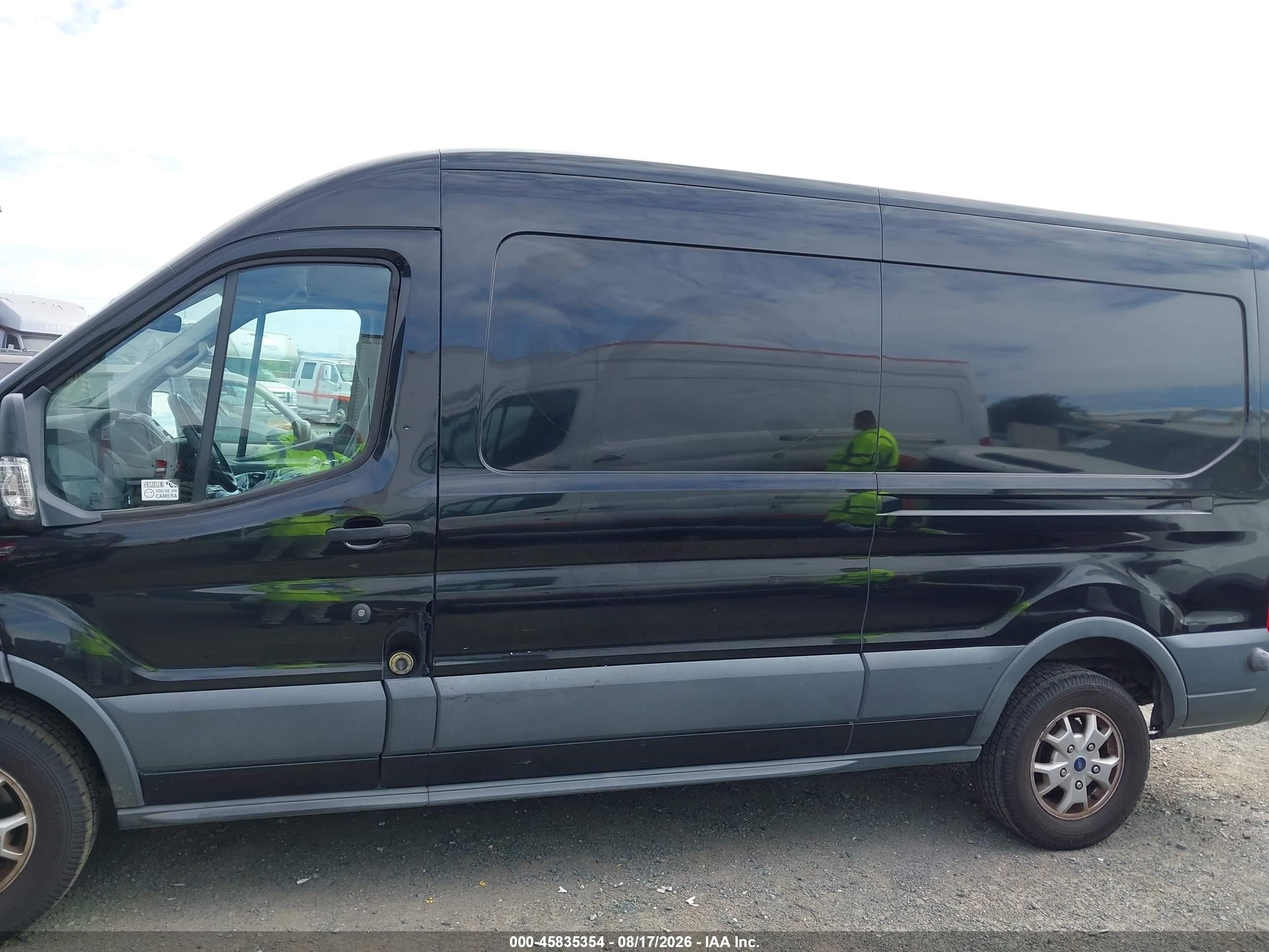 2015 Ford Transit-250   Black vin: 1FTYR2CM4FKA73047