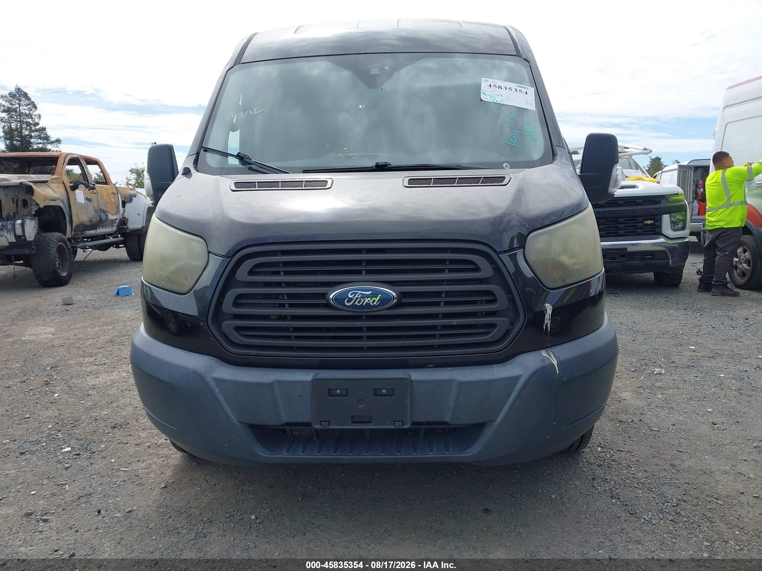 2015 Ford Transit-250   Black vin: 1FTYR2CM4FKA73047