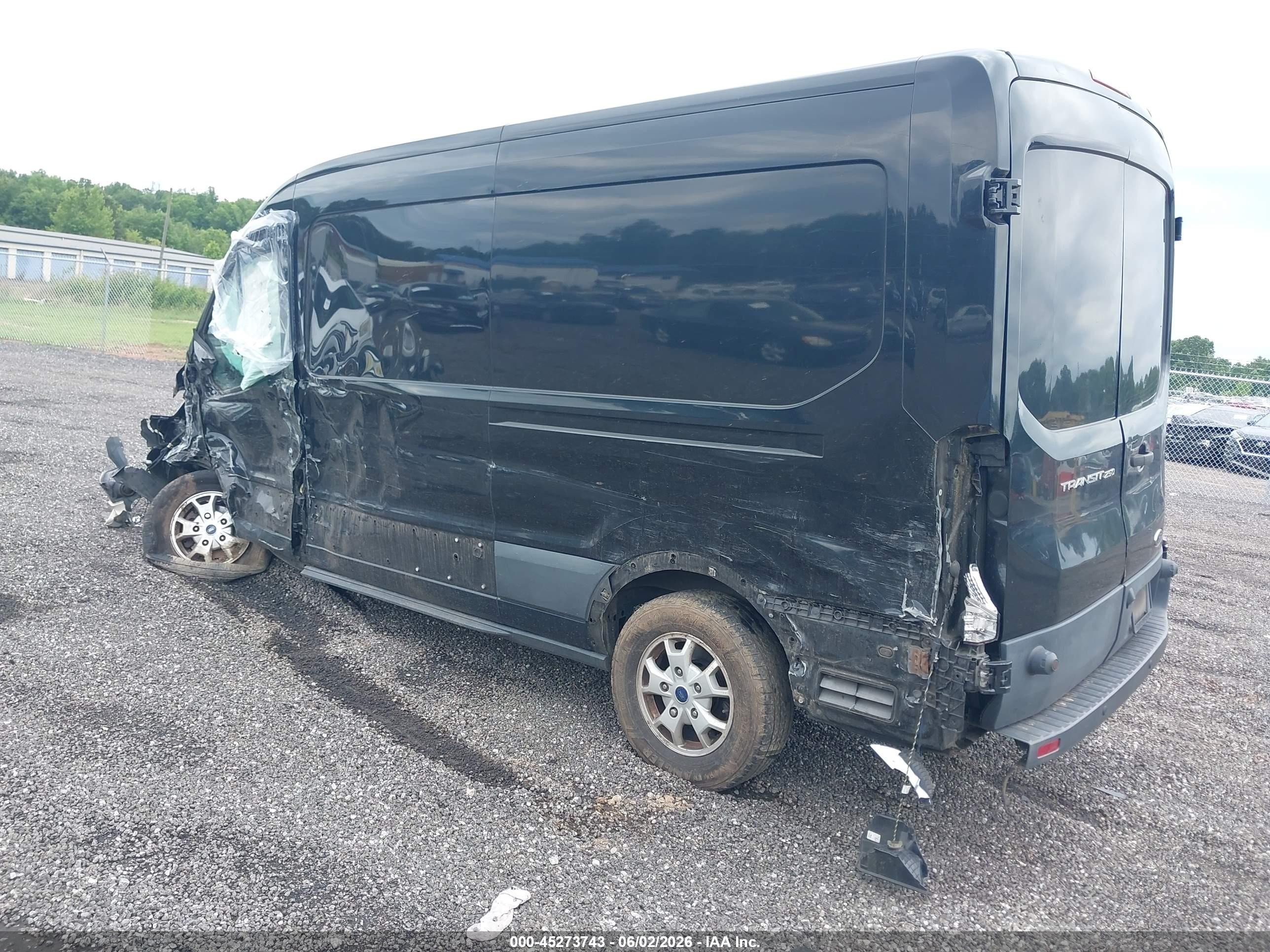 2015 Ford Transit-250 Black vin: 1FTYR2CM6FKB28212