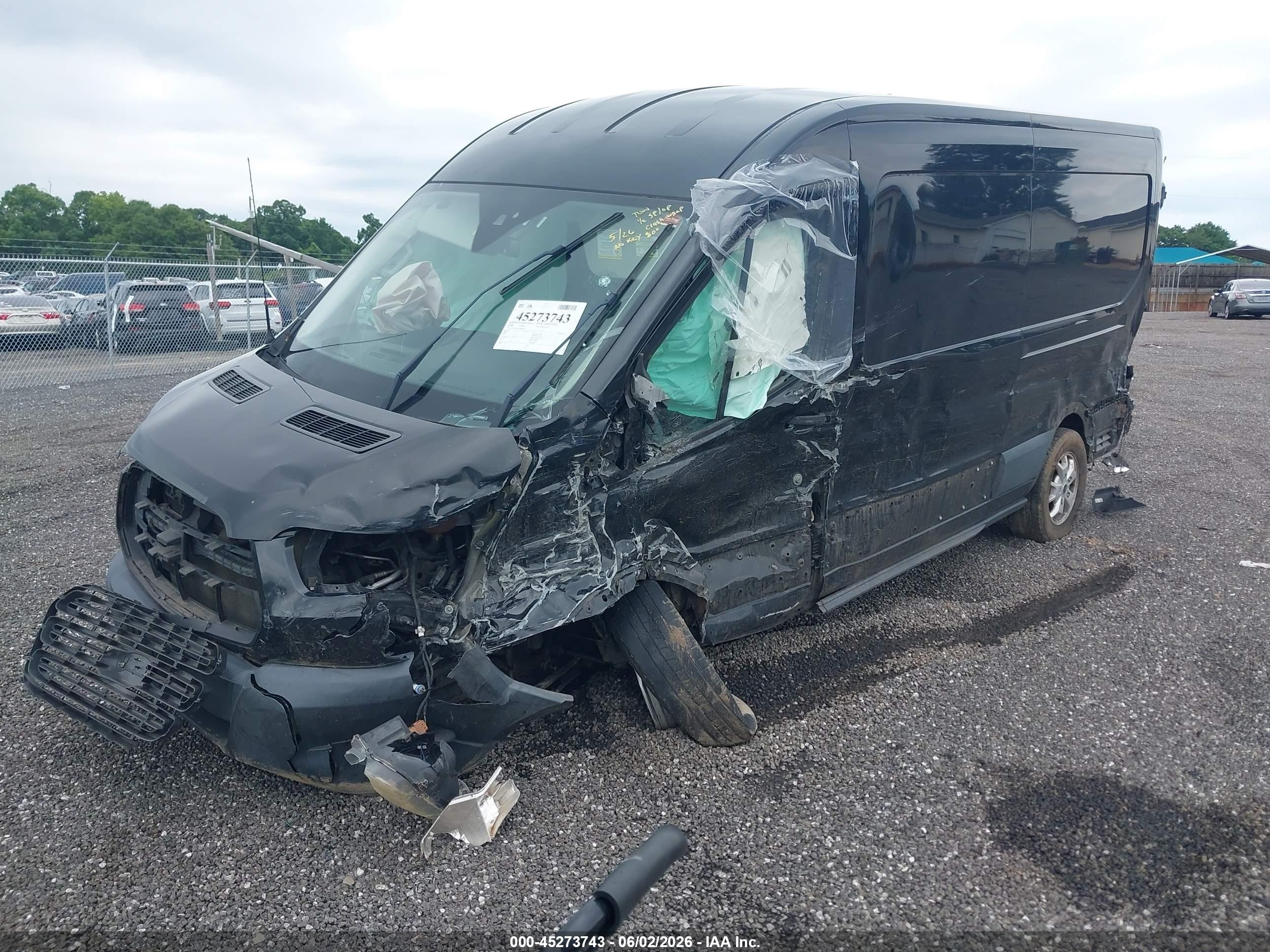2015 Ford Transit-250 Black vin: 1FTYR2CM6FKB28212