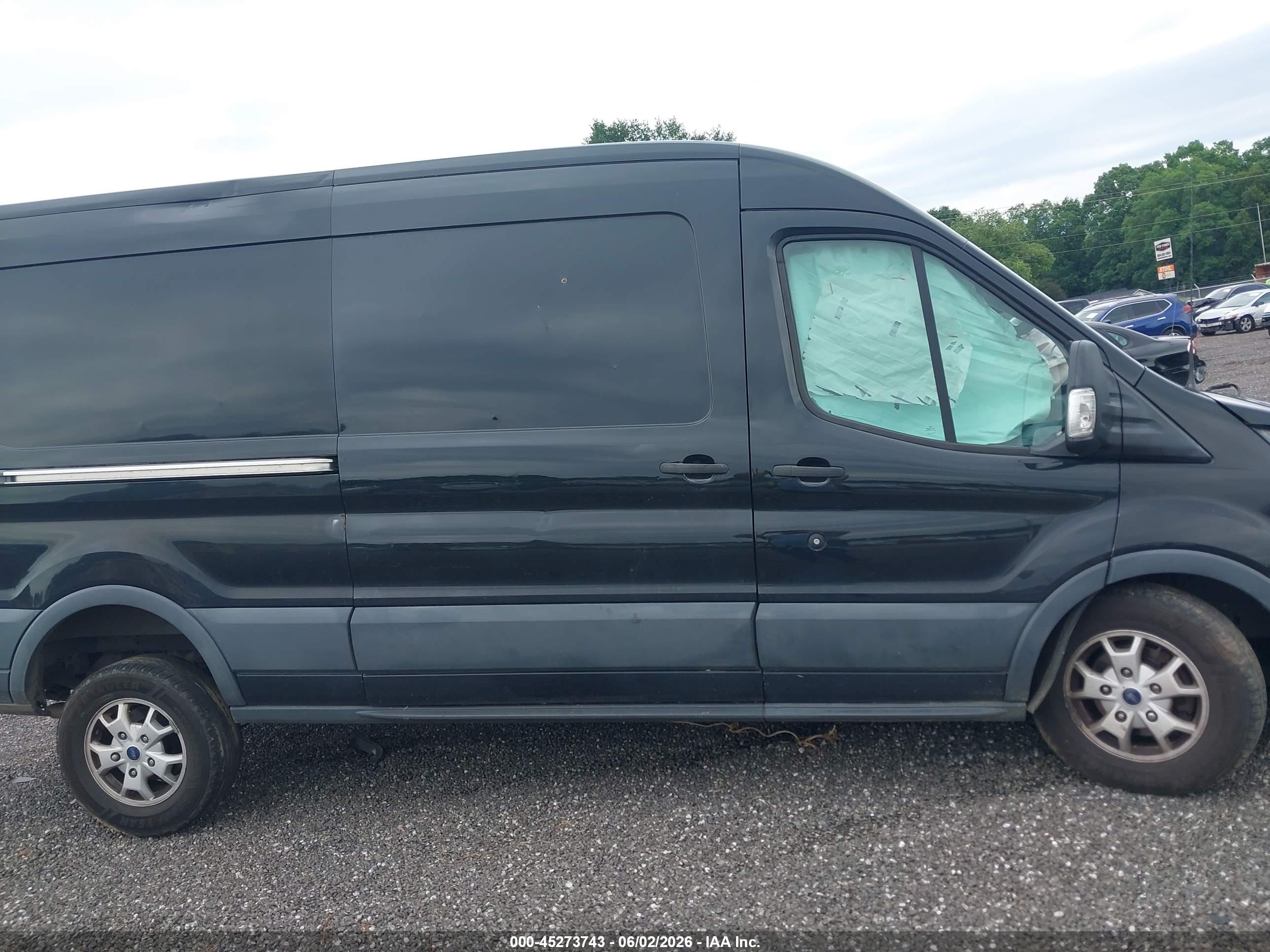 2015 Ford Transit-250 Black vin: 1FTYR2CM6FKB28212