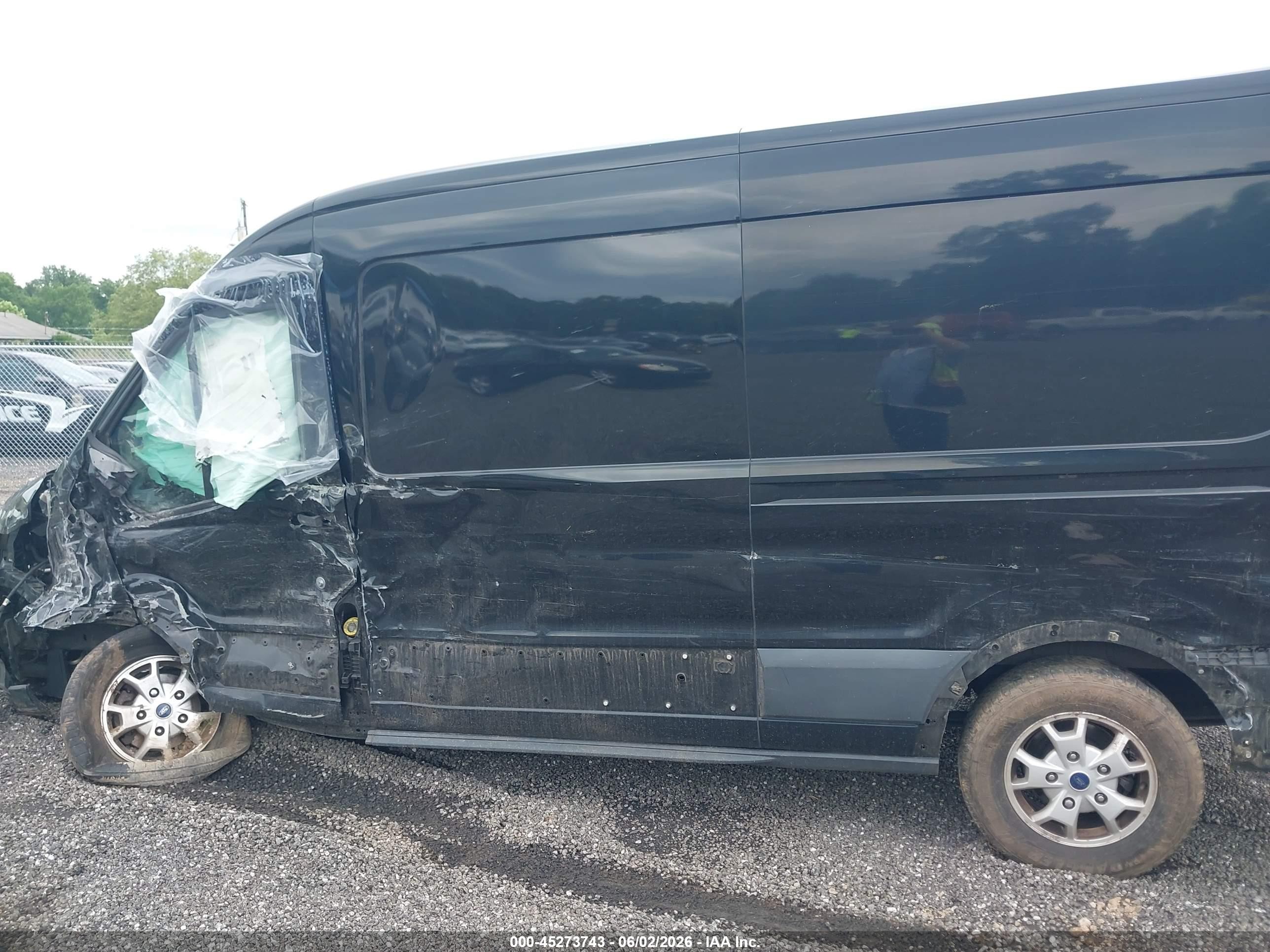 2015 Ford Transit-250 Black vin: 1FTYR2CM6FKB28212