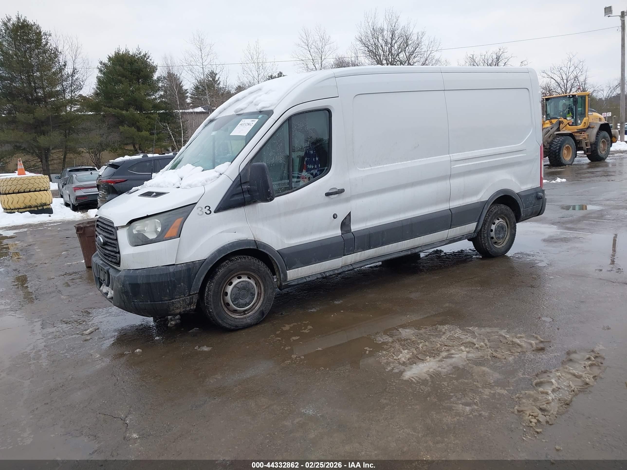 2015 Ford Transit-250   White vin: 1FTYR2CM8FKA75495