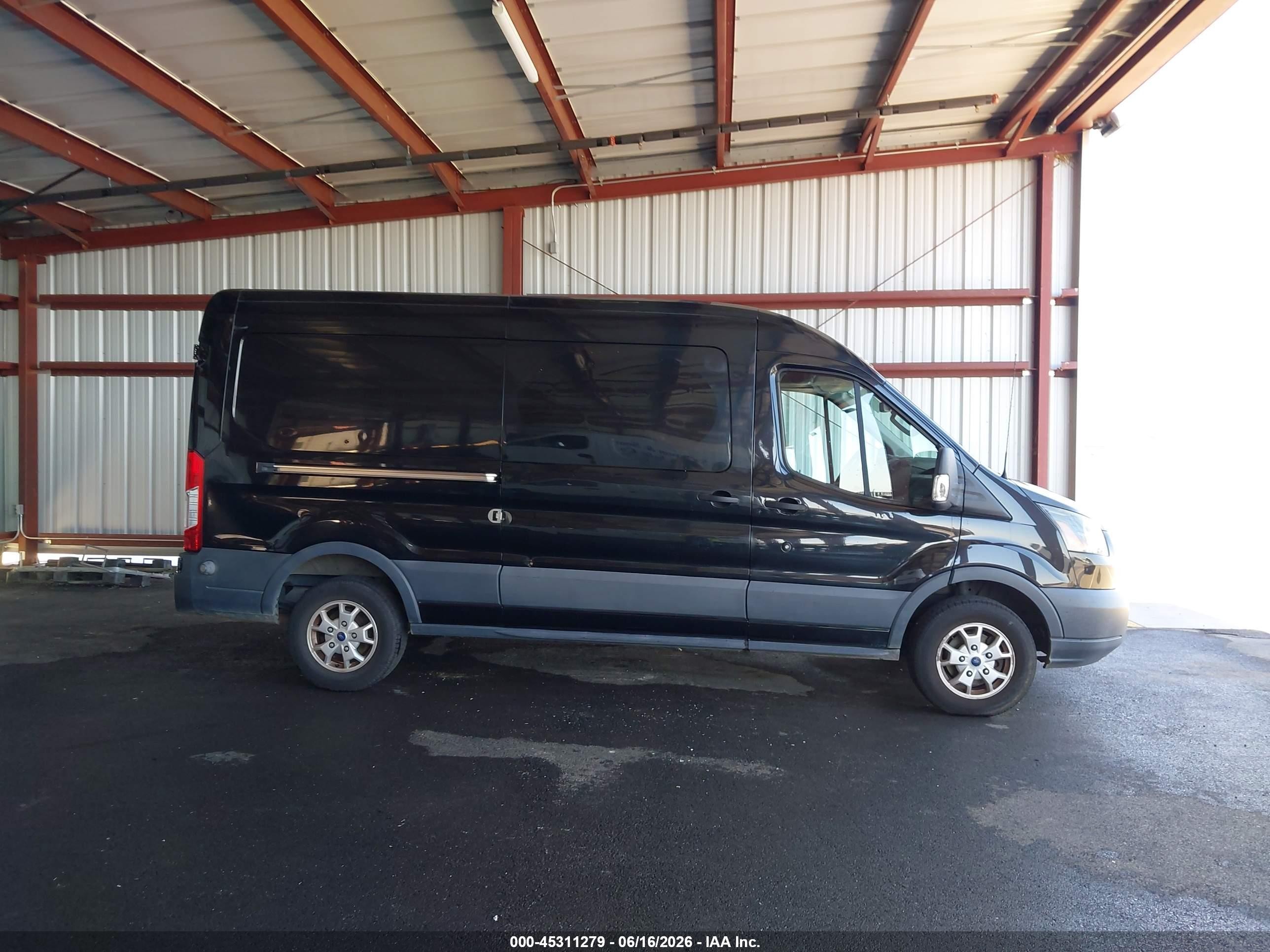 2015 Ford Transit-250   Black vin: 1FTYR2CMXFKA84540