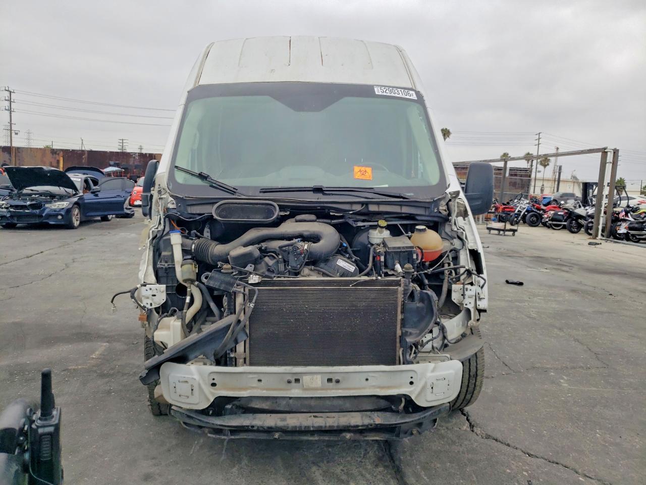 2015 Ford Transit T-250 White vin: 1FTYR2XMXFKA99999