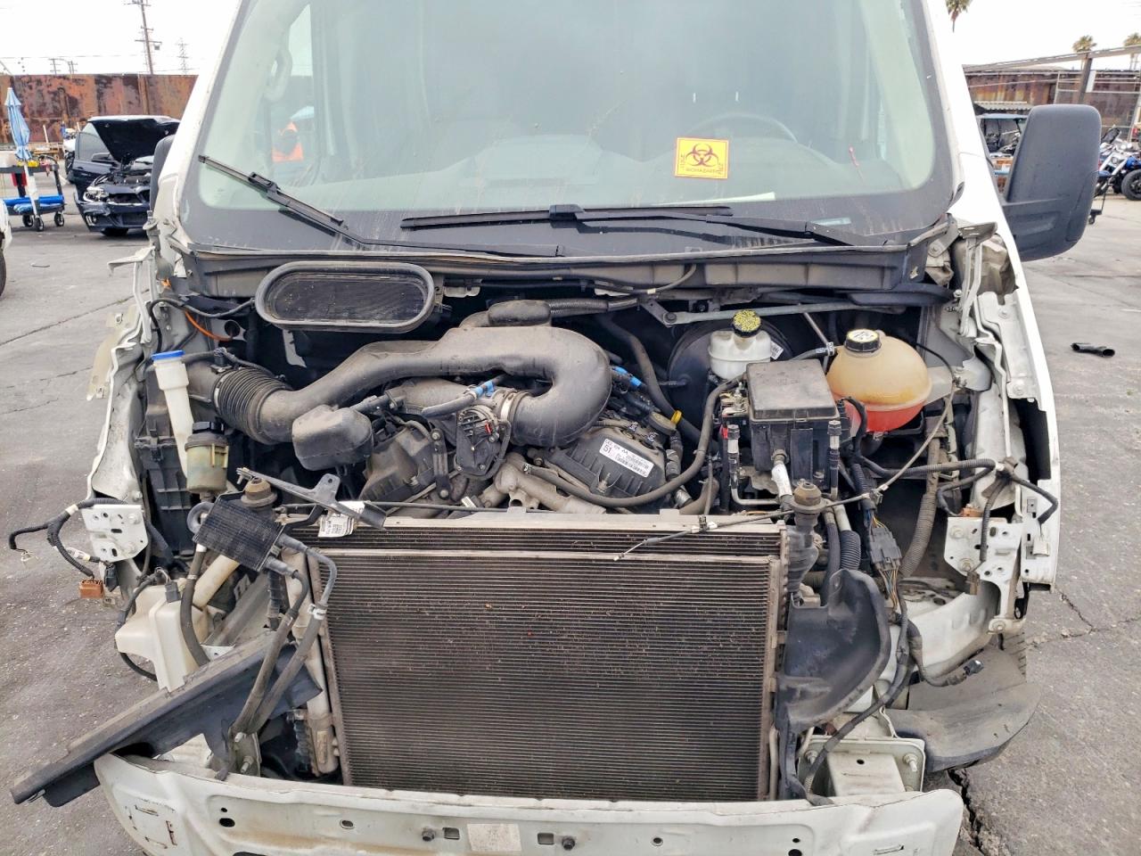 2015 Ford Transit T-250 White vin: 1FTYR2XMXFKA99999