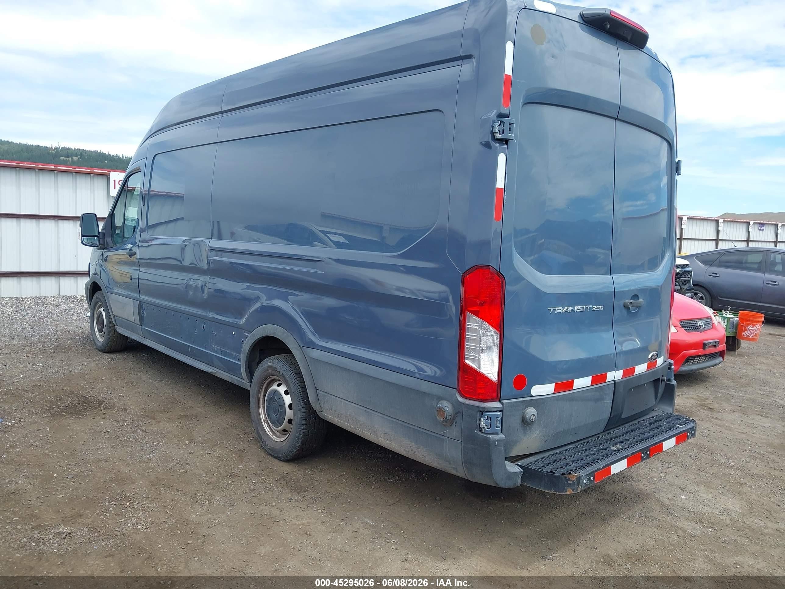 2019 Ford Transit-250   Blue vin: 1FTYR3XM6KKB49815