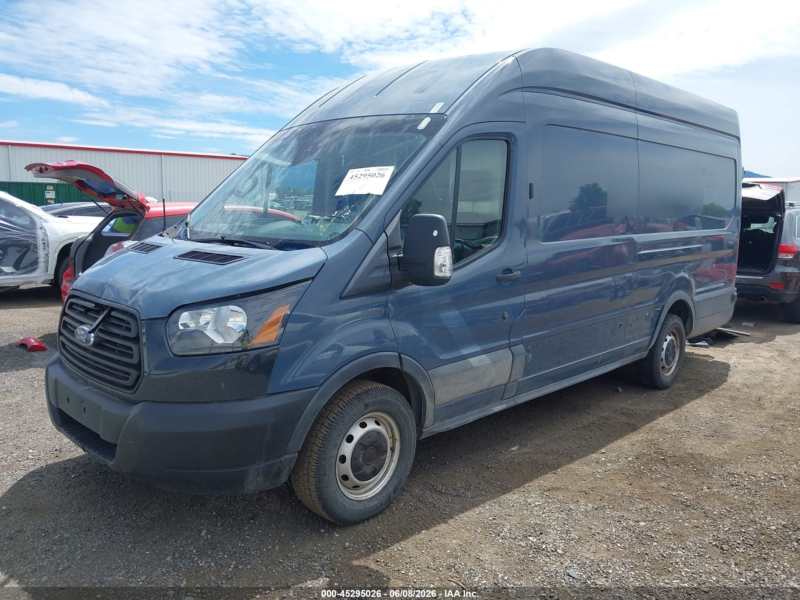 2019 Ford Transit-250   Blue vin: 1FTYR3XM6KKB49815
