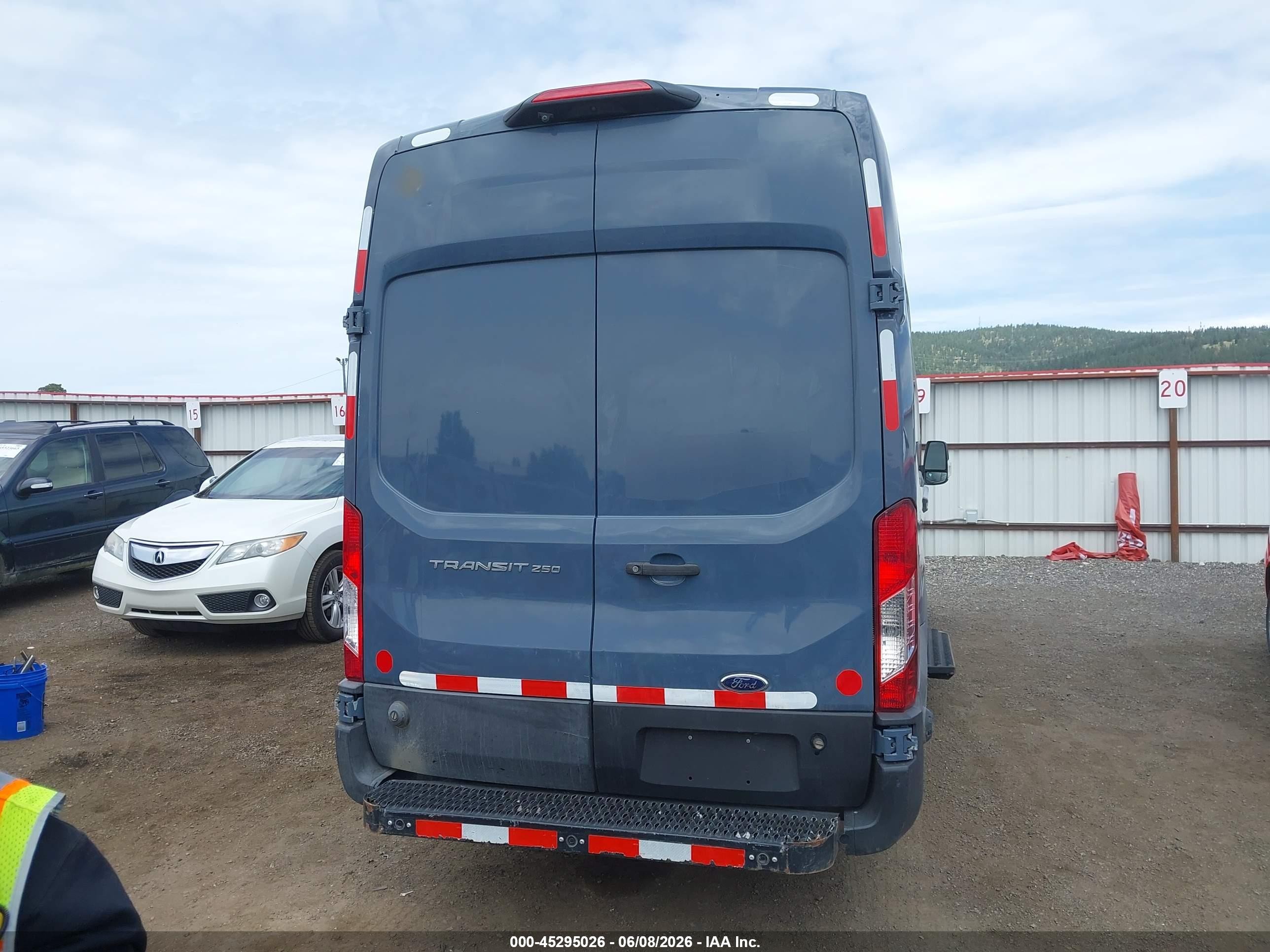 2019 Ford Transit-250   Blue vin: 1FTYR3XM6KKB49815