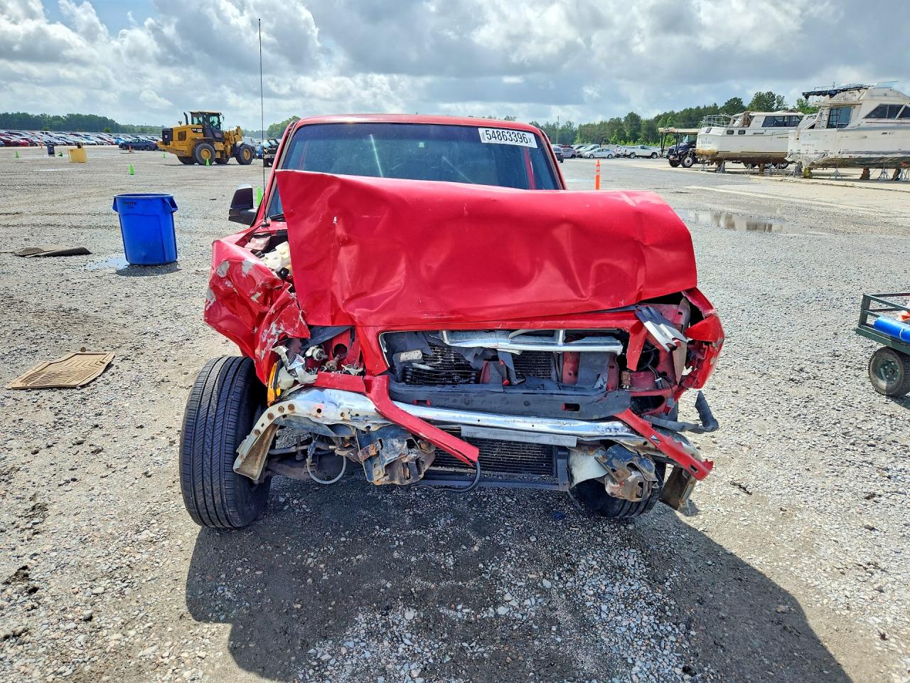 2002 Ford Ranger Super Cab Red vin: 1FTYR44E02TA73599