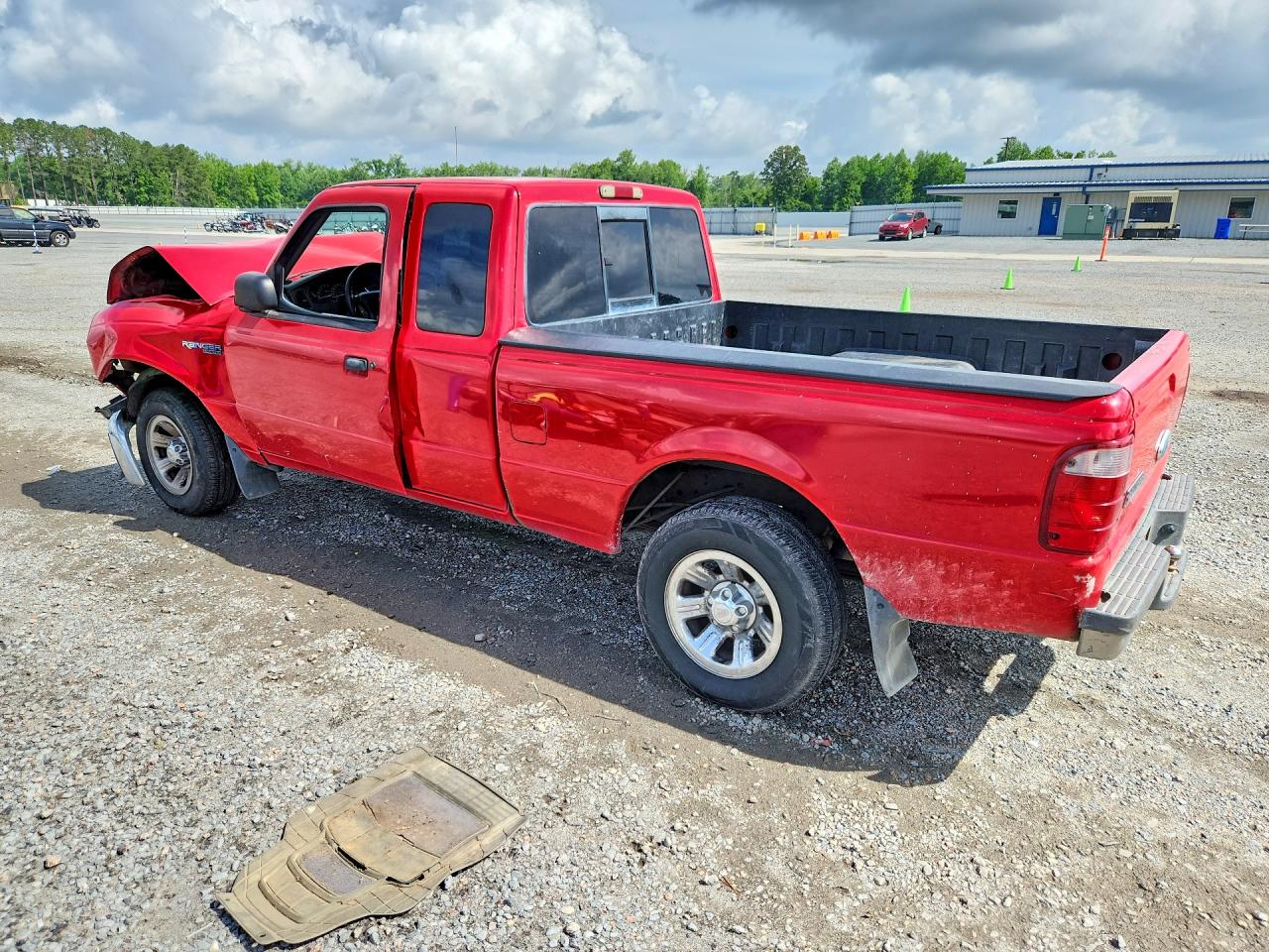 2002 Ford Ranger Super Cab Red vin: 1FTYR44E02TA73599