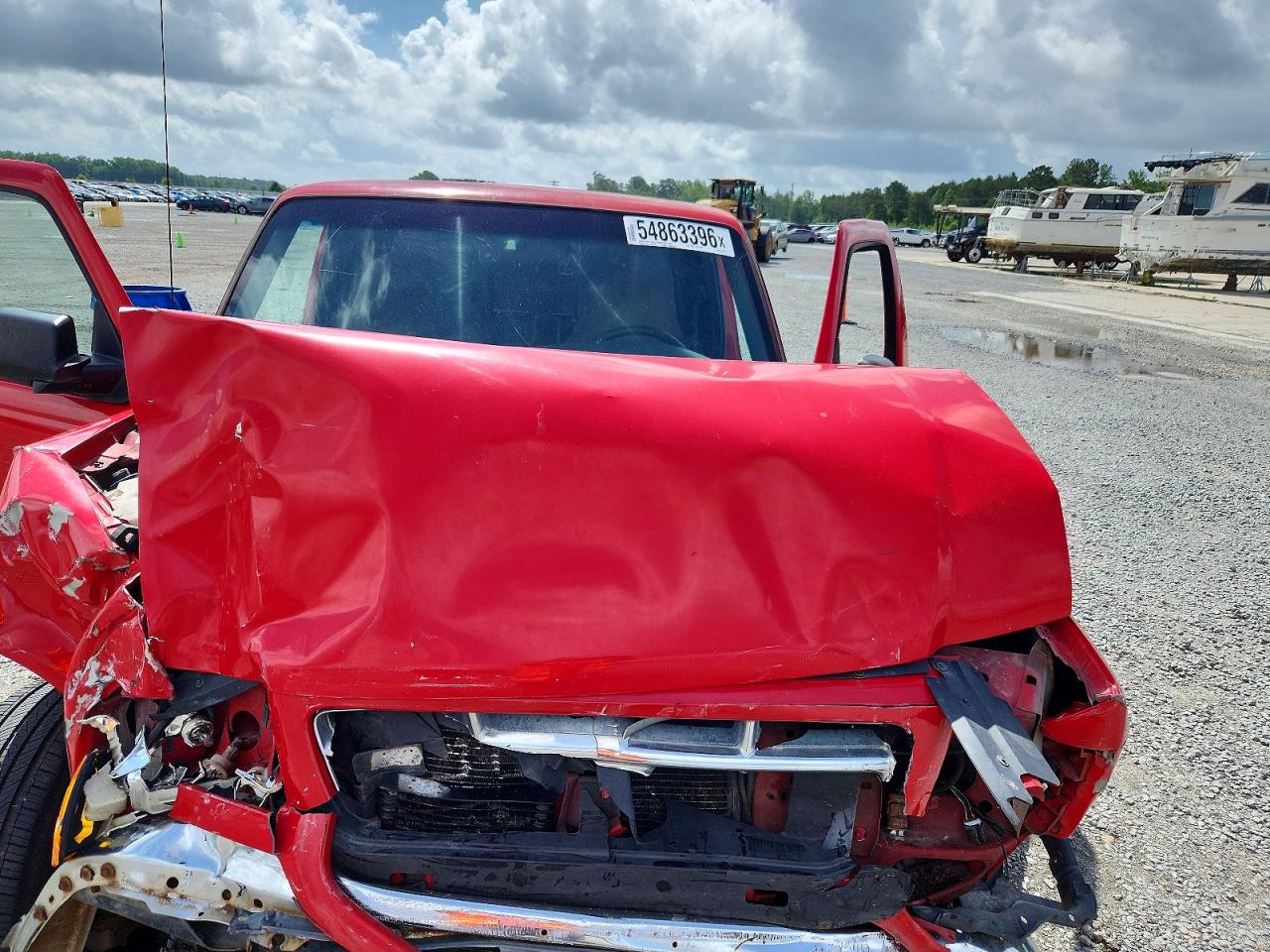 2002 Ford Ranger Super Cab Red vin: 1FTYR44E02TA73599