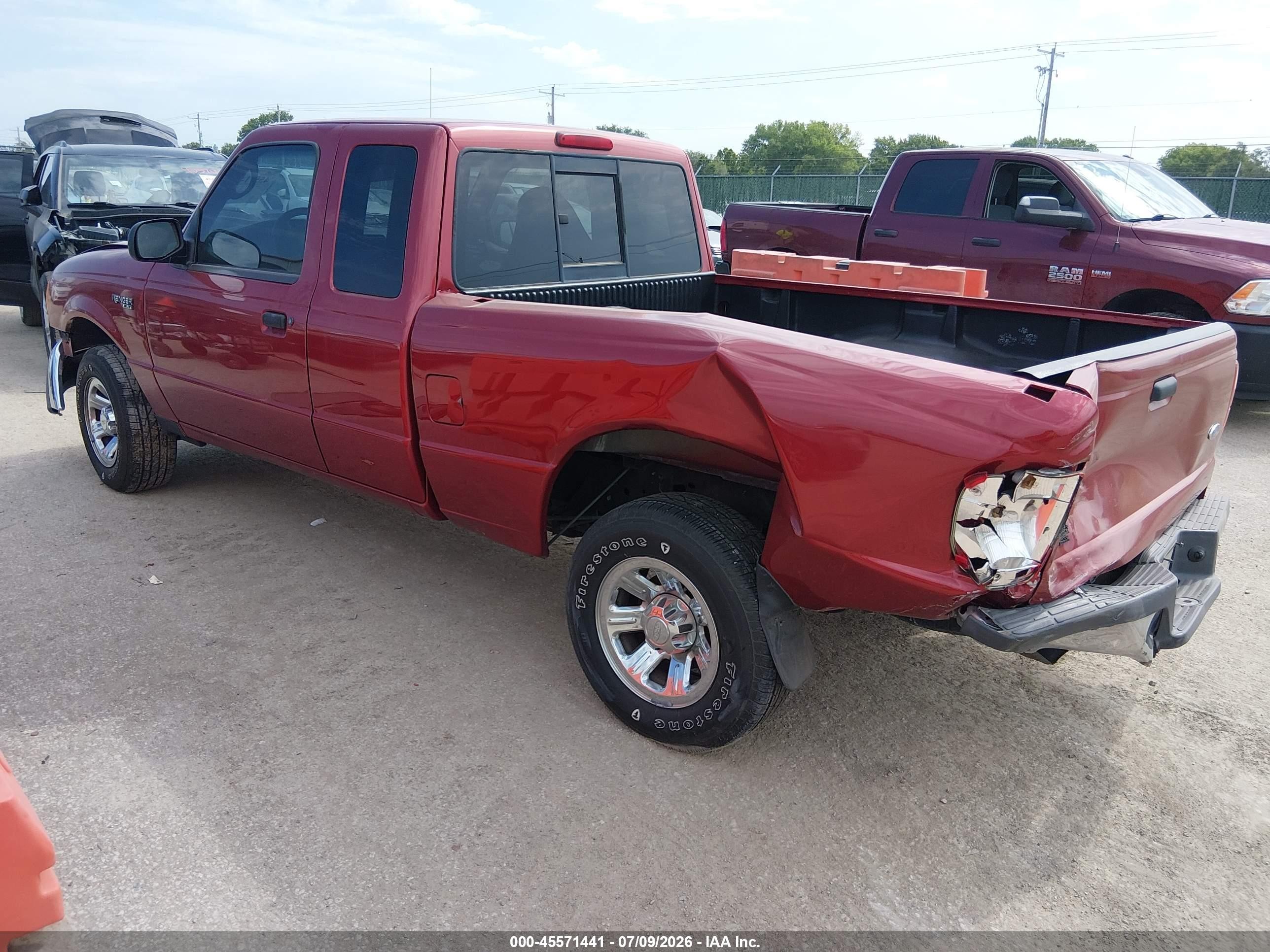 2003 Ford Ranger Xlt Red vin: 1FTYR44E03PB03386