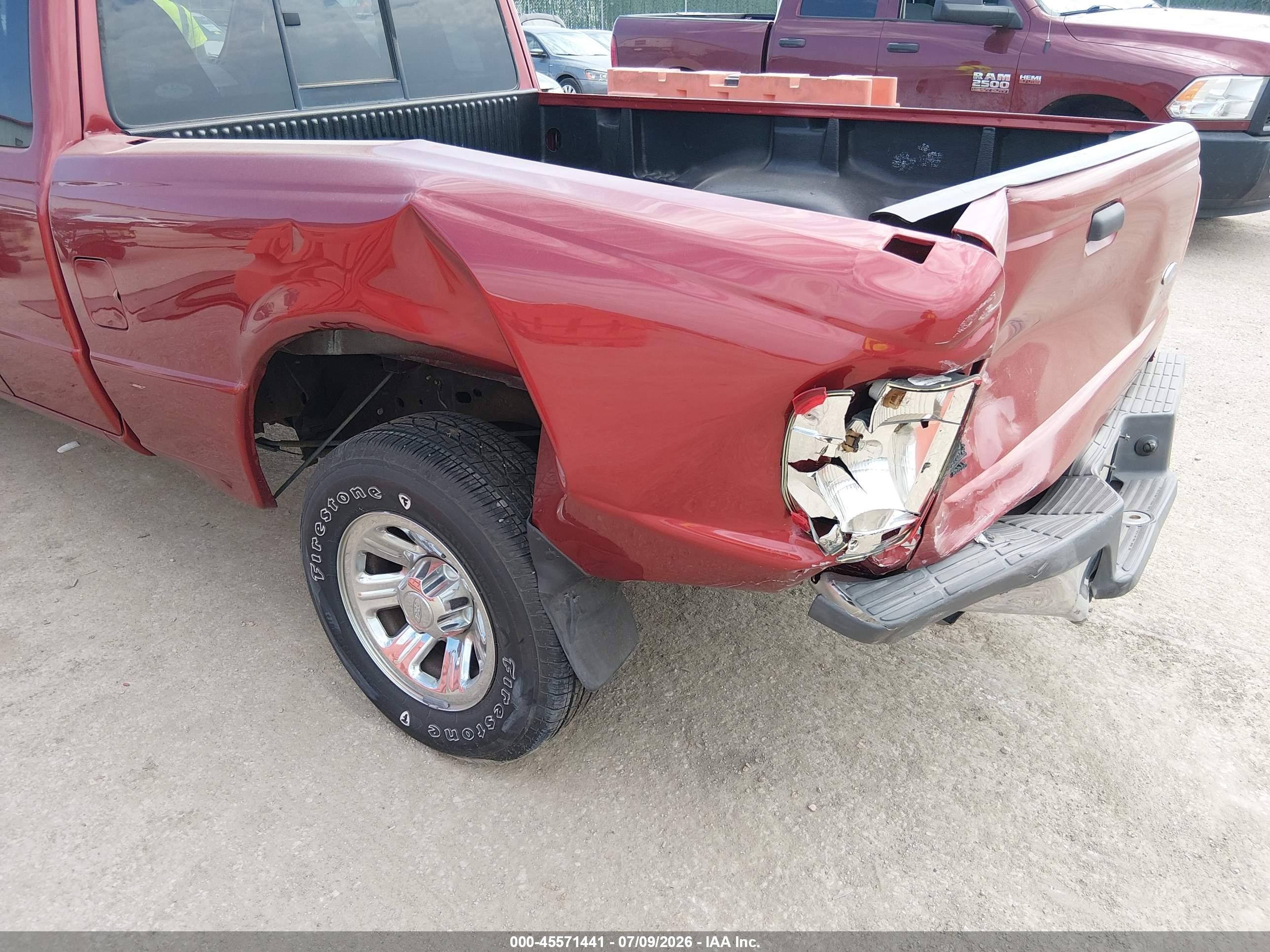 2003 Ford Ranger Xlt Red vin: 1FTYR44E03PB03386