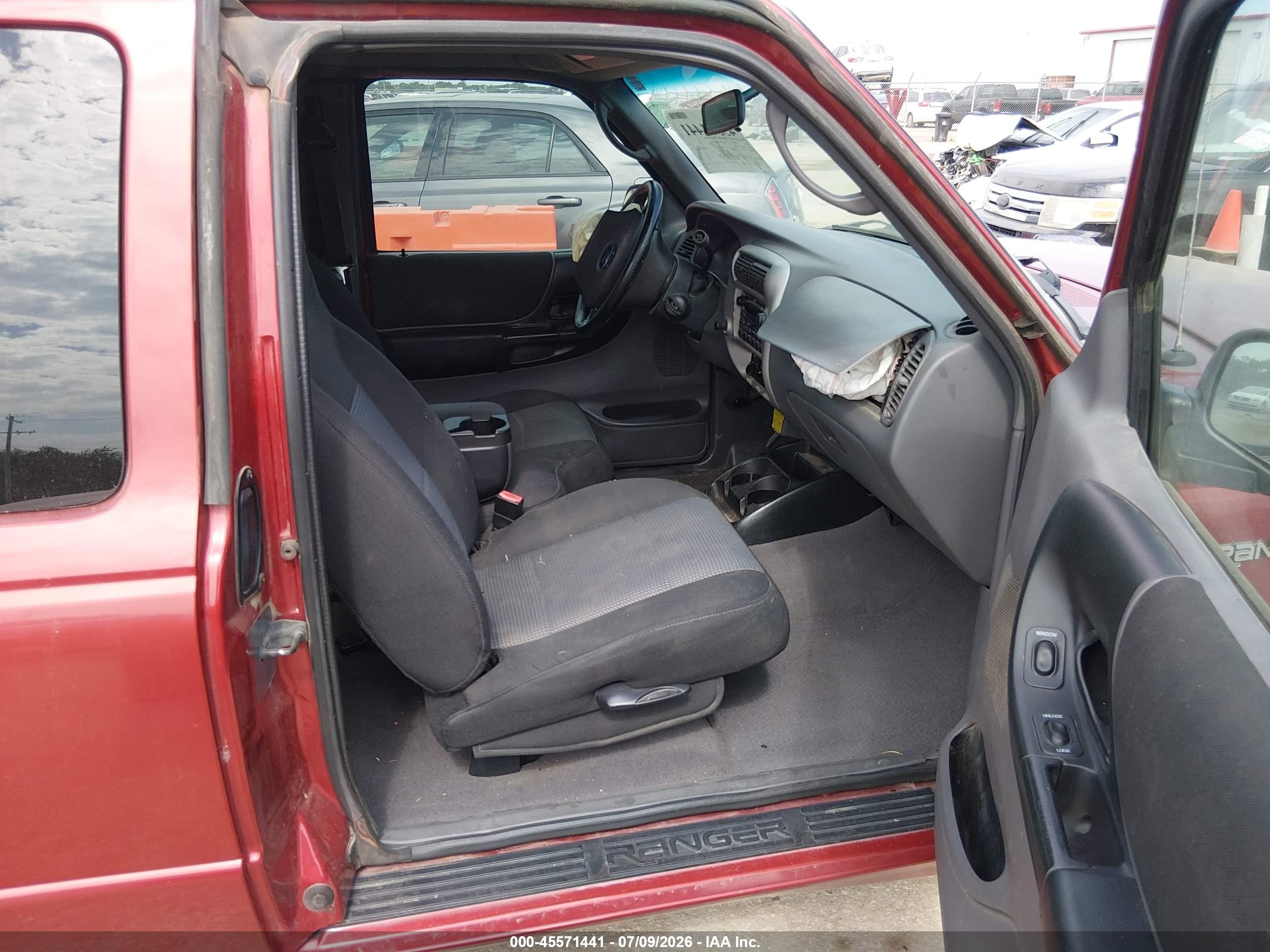 2003 Ford Ranger Xlt Red vin: 1FTYR44E03PB03386