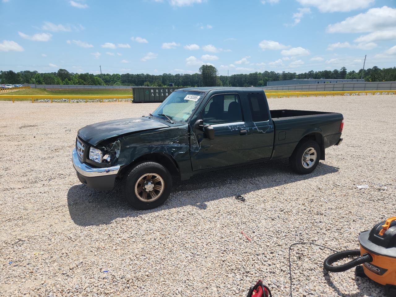2003 Ford Ranger Super Cab Green vin: 1FTYR44E03PB18292