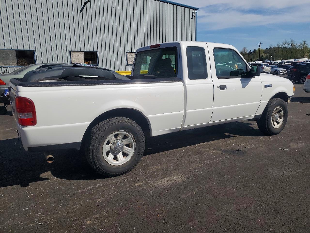 2007 Ford Ranger Super Cab White vin: 1FTYR44E17PA99354