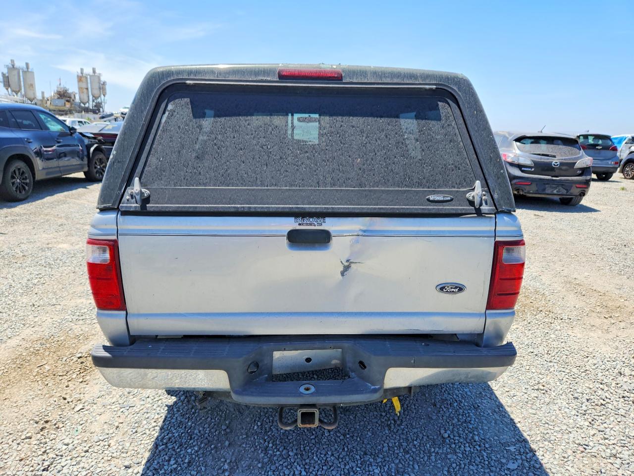2002 Ford Ranger Super Cab Gray vin: 1FTYR44E22PA76173