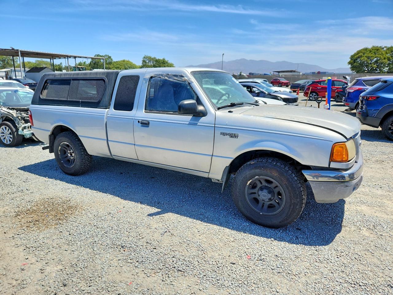 2002 Ford Ranger Super Cab Gray vin: 1FTYR44E22PA76173