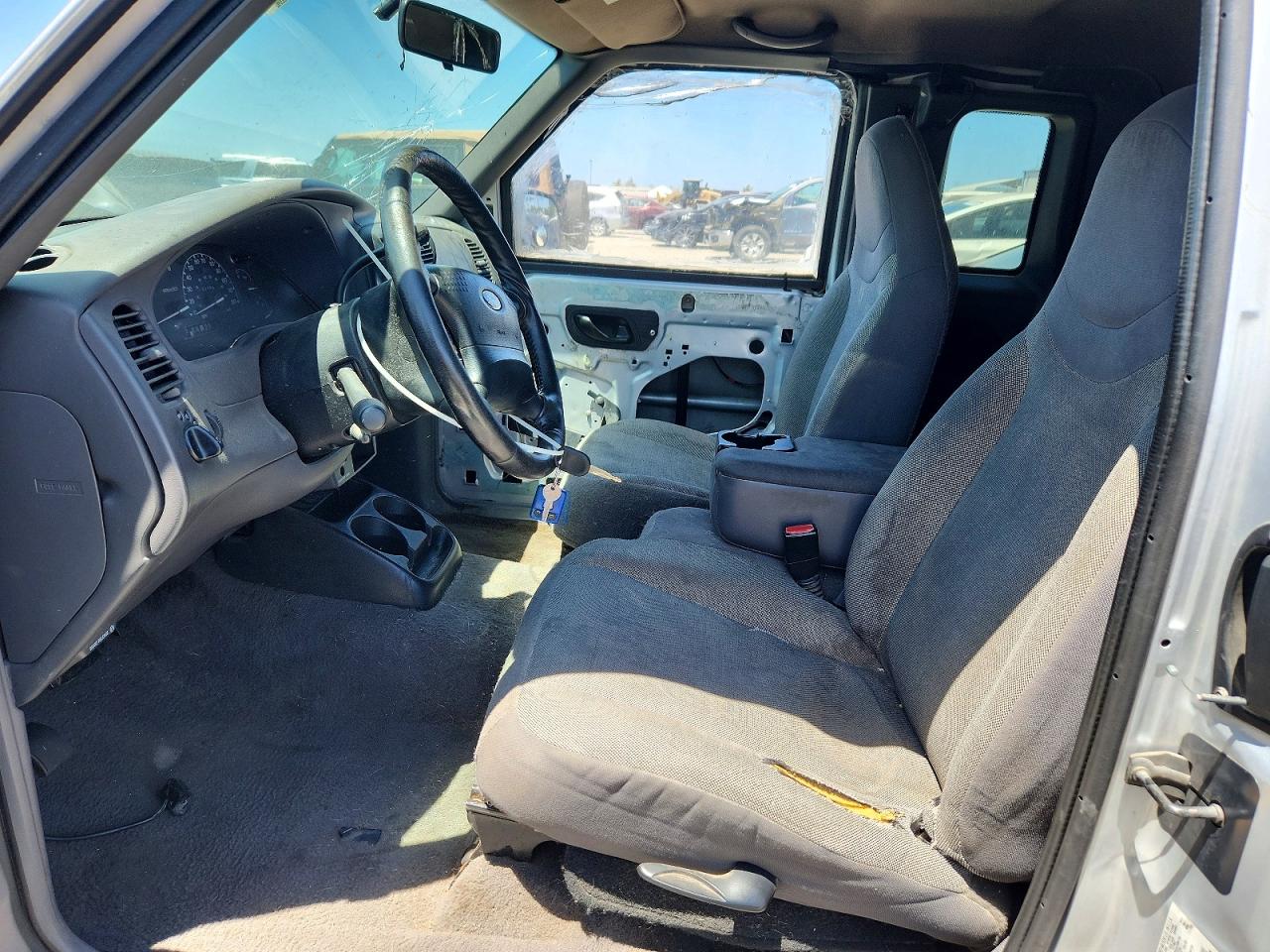 2002 Ford Ranger Super Cab Gray vin: 1FTYR44E22PA76173