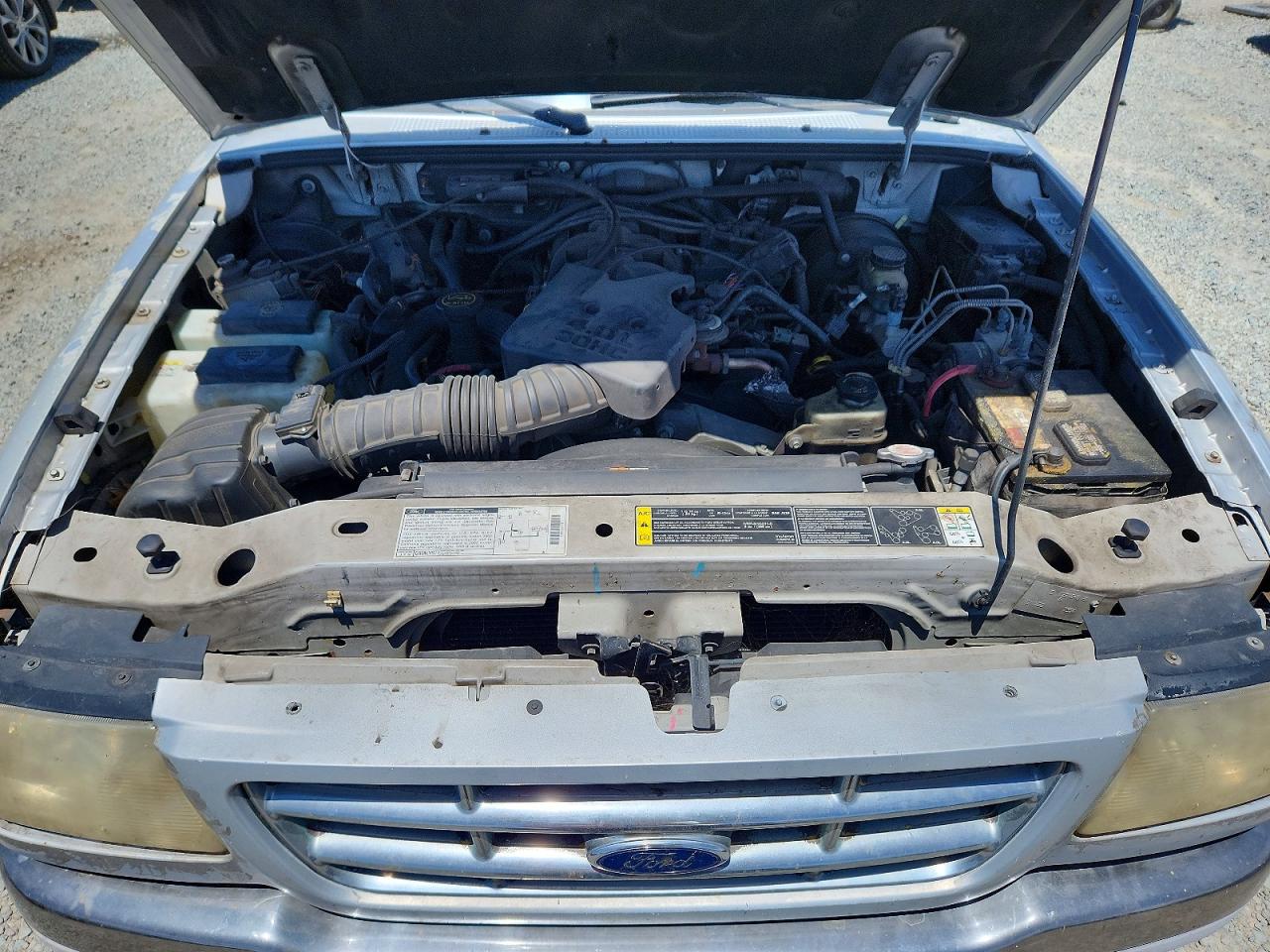 2002 Ford Ranger Super Cab Gray vin: 1FTYR44E22PA76173