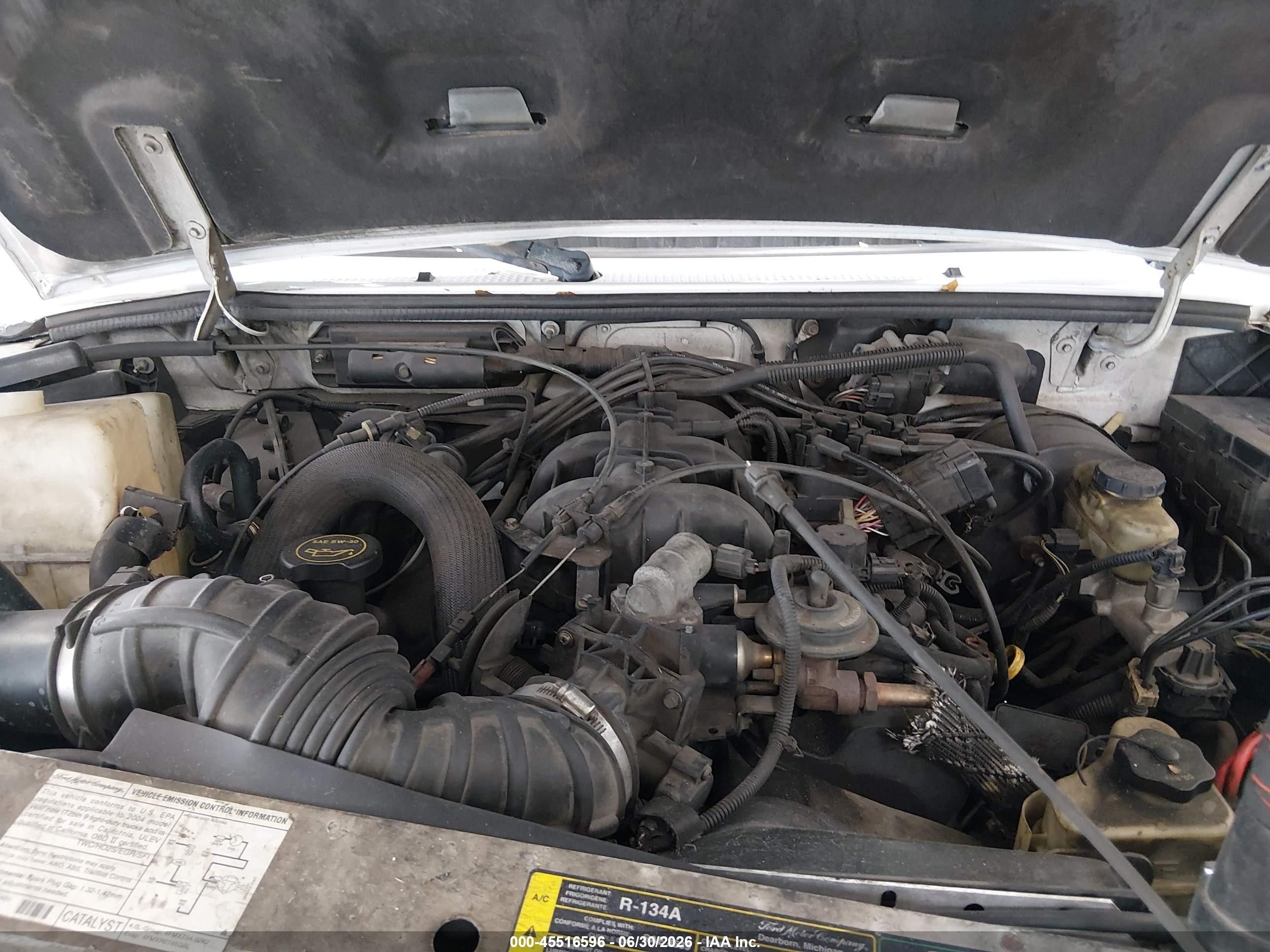 2004 Ford Ranger Xlt White vin: 1FTYR44E24PA64107