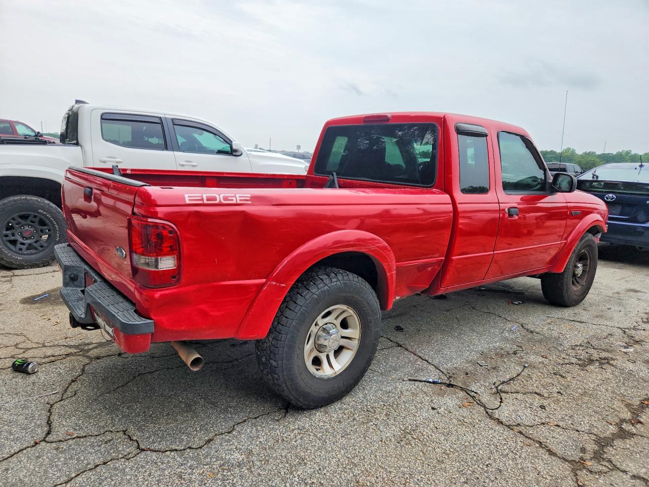 2005 Ford Ranger Super Cab Красный vin: 1FTYR44E25PB02954