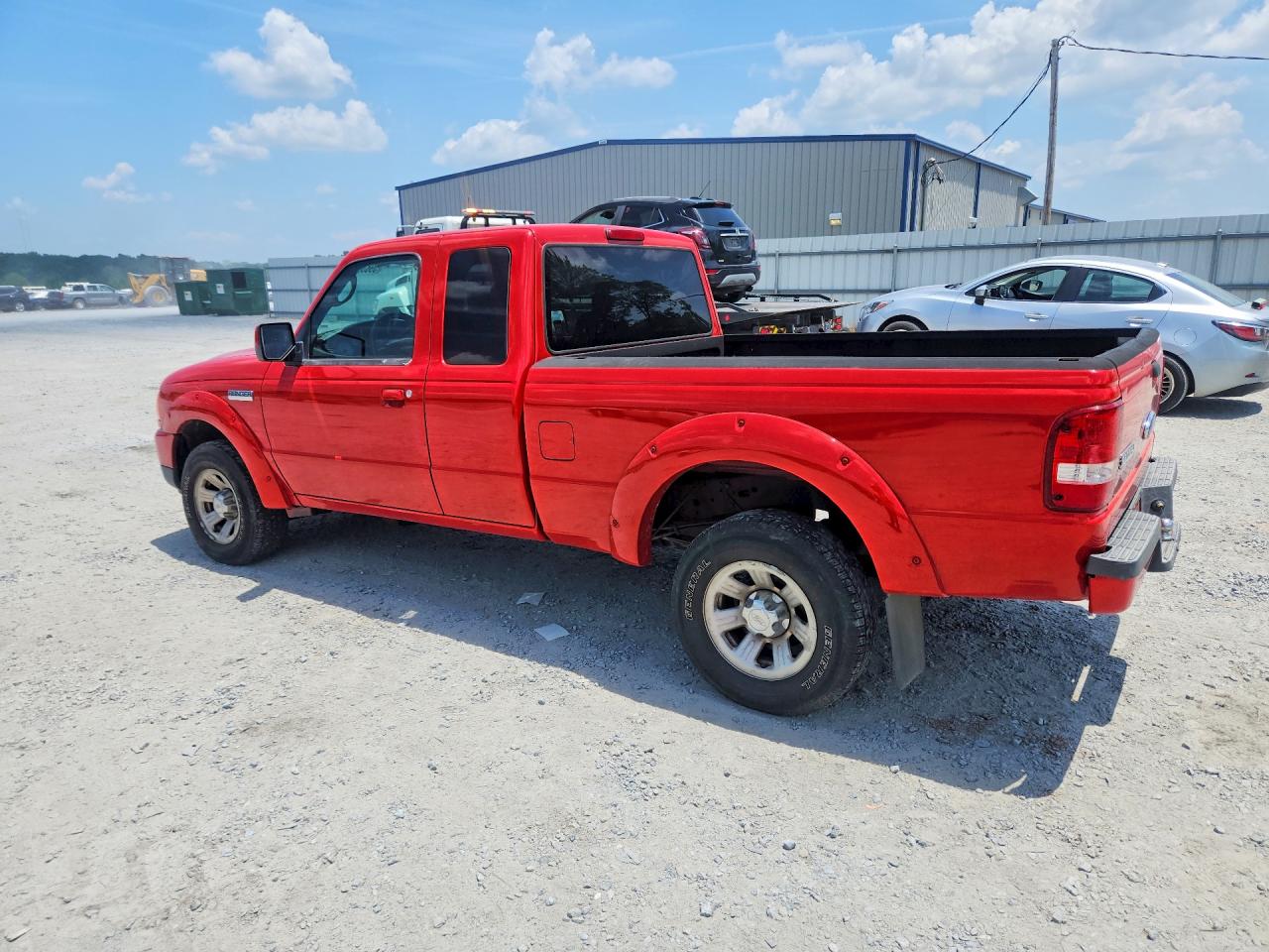 2006 Ford Ranger Super Cab Red vin: 1FTYR44E26PA41400