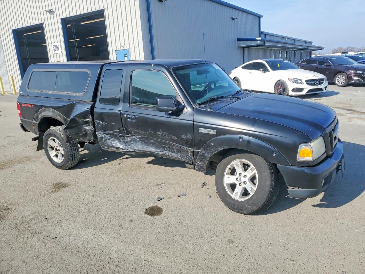 2006 Ford Ranger Super Cab Black vin: 1FTYR44E26PA84179