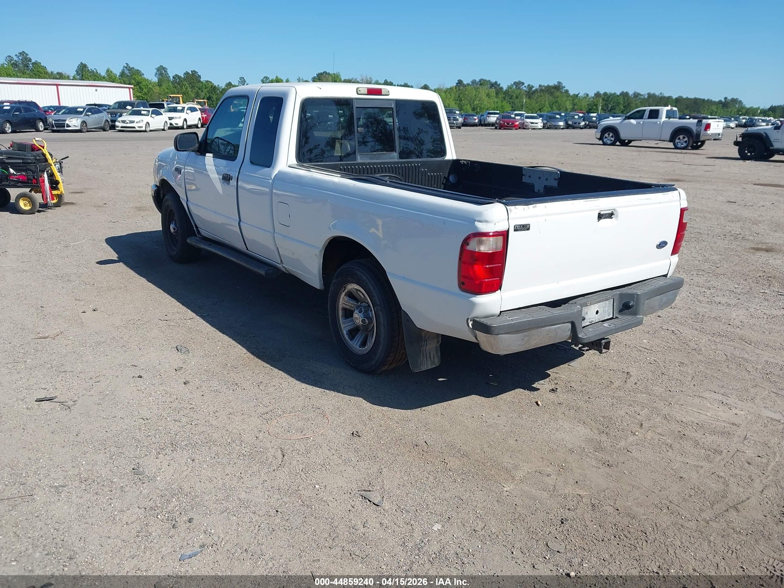 2002 Ford Ranger Xlt White vin: 1FTYR44E32TA78960