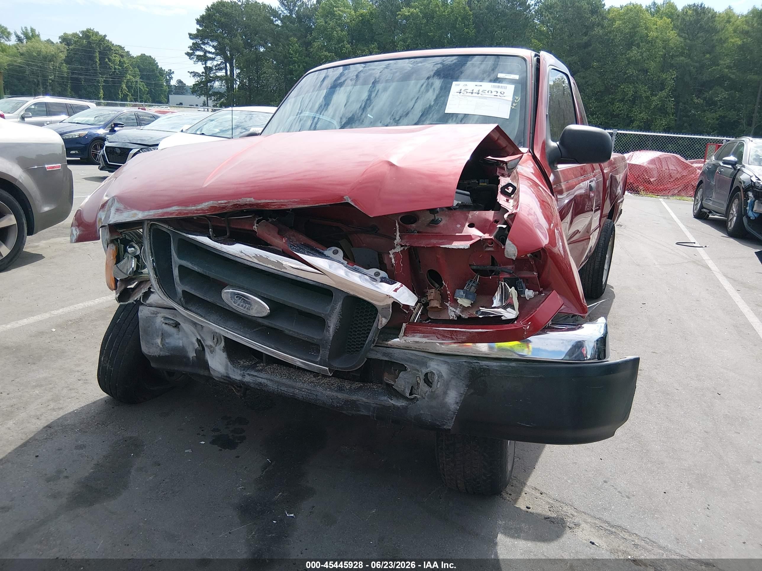 2005 Ford Ranger Edge/stx/xlt Красный vin: 1FTYR44E35PA49309