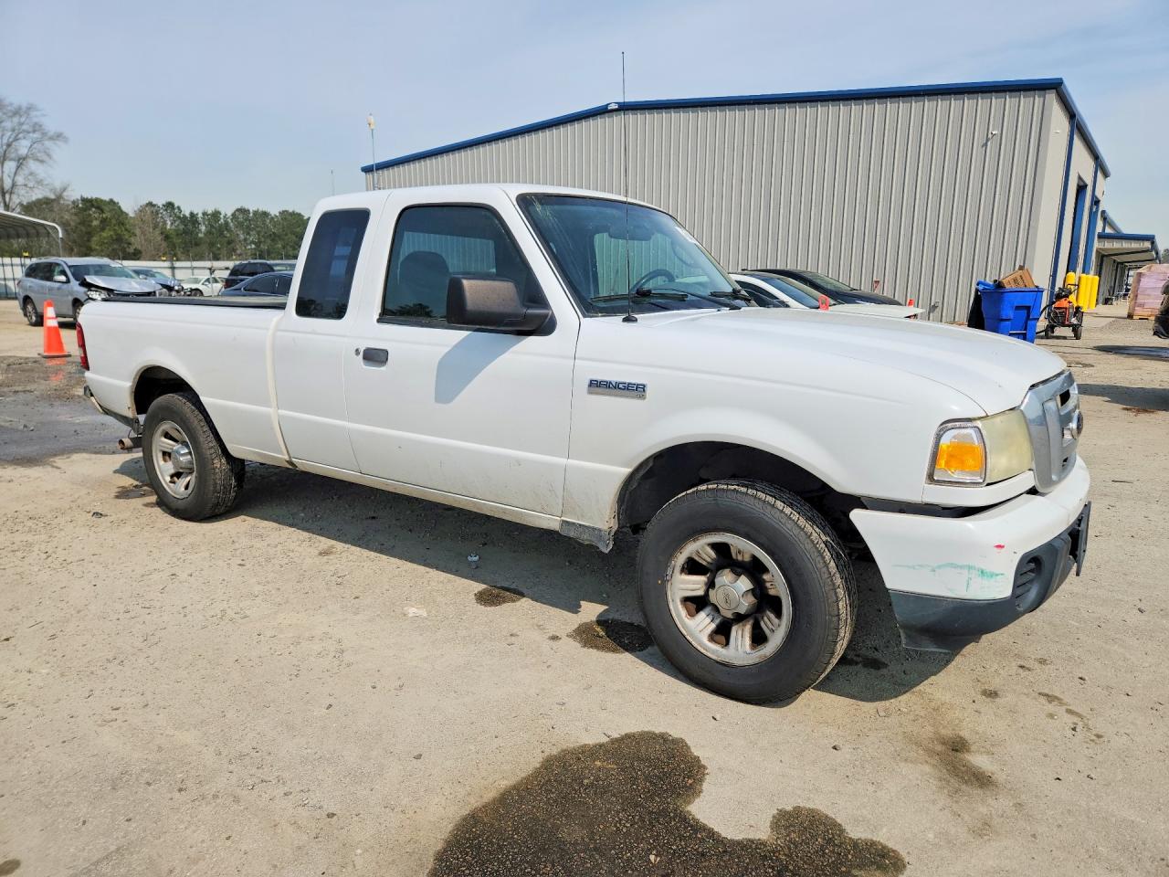 2008 Ford Ranger Super Cab White vin: 1FTYR44E38PA11115