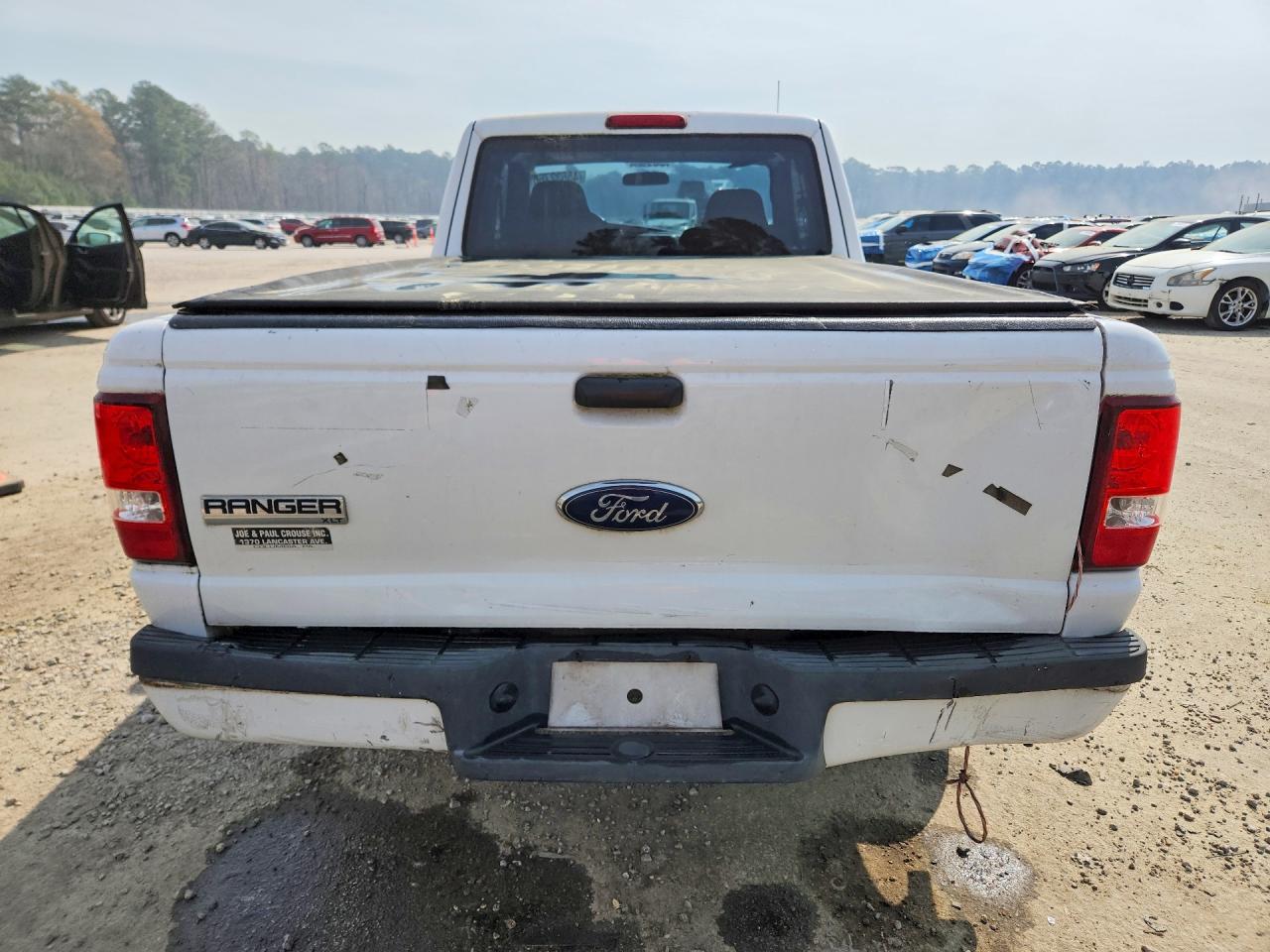 2008 Ford Ranger Super Cab White vin: 1FTYR44E38PA11115