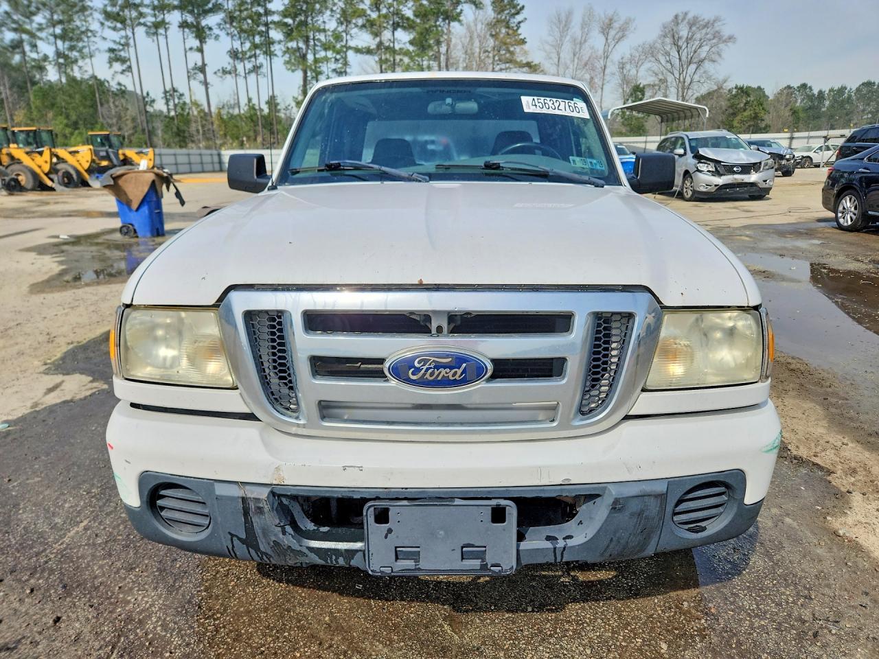 2008 Ford Ranger Super Cab White vin: 1FTYR44E38PA11115