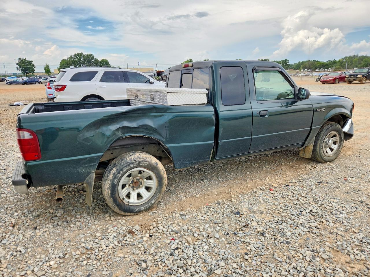 2002 Ford Ranger Super Cab Green vin: 1FTYR44E42PA13608